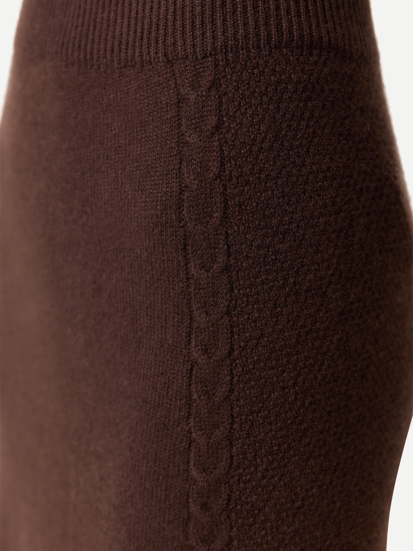 A-Line Cashmere Knitted Skirt