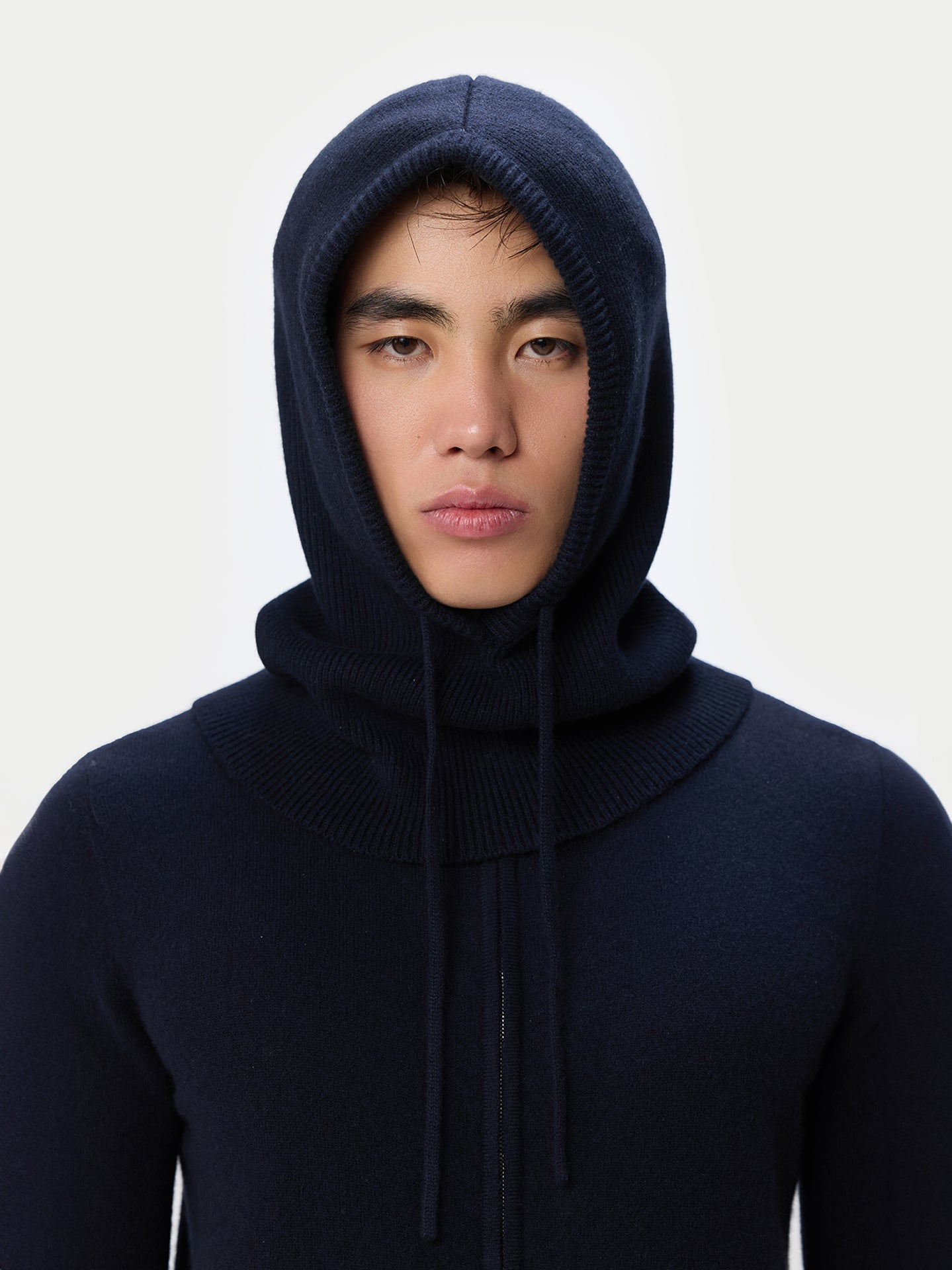 Essential Cashmere Balaclava Navy Blazer - Gobi Cashmere