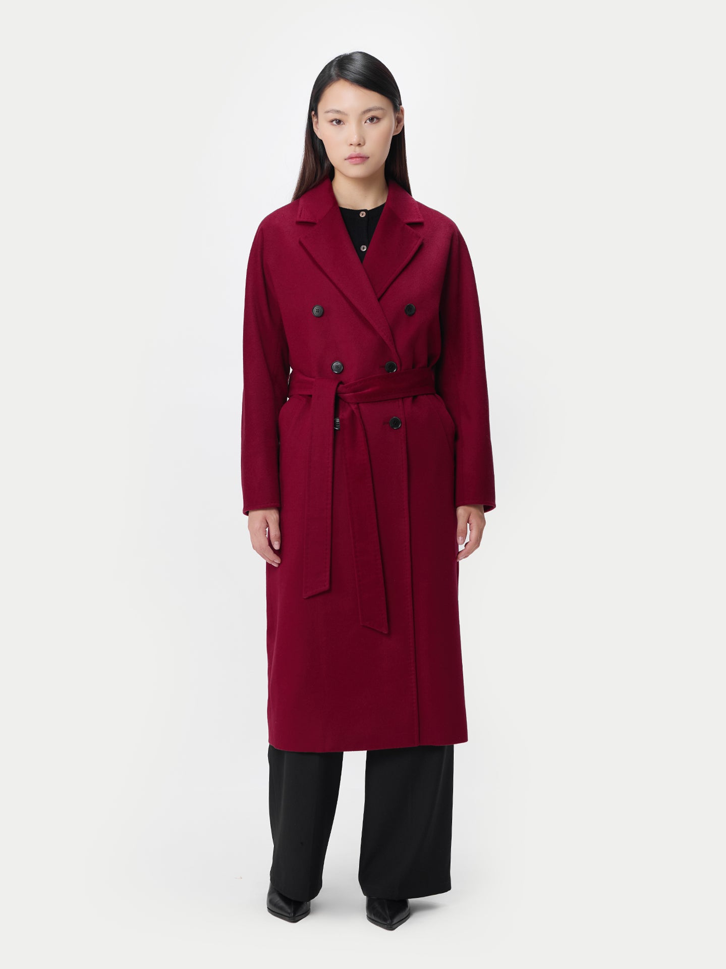 Women’s Double-Breasted Cashmere Coat