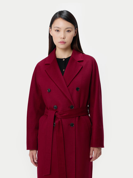 Women’s Double-Breasted Cashmere Coat