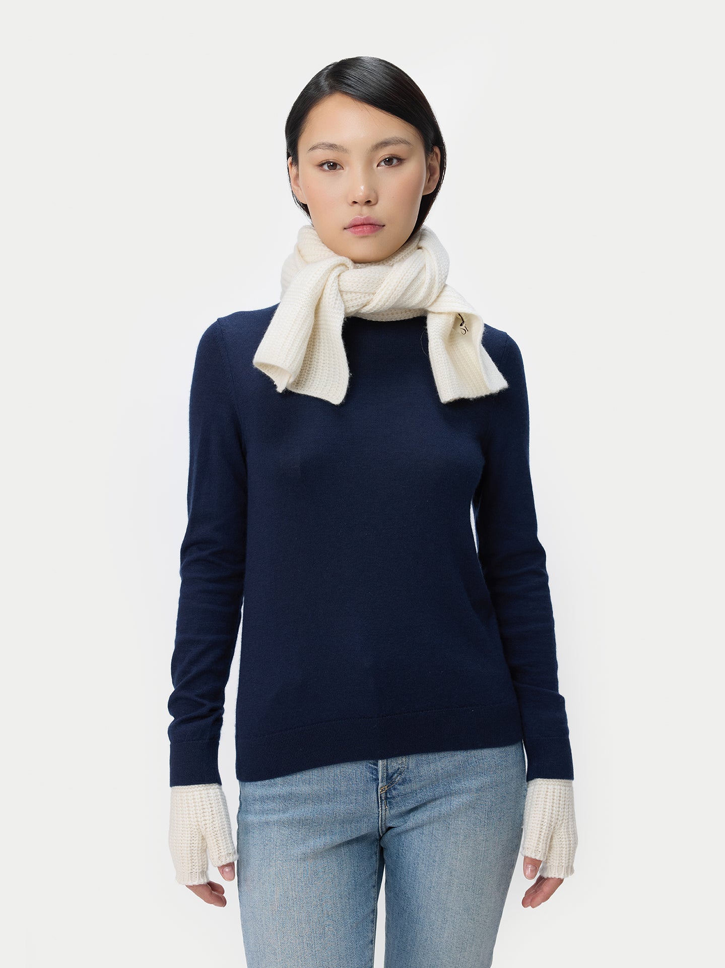 Women C-Neck  Cashmere Sweater