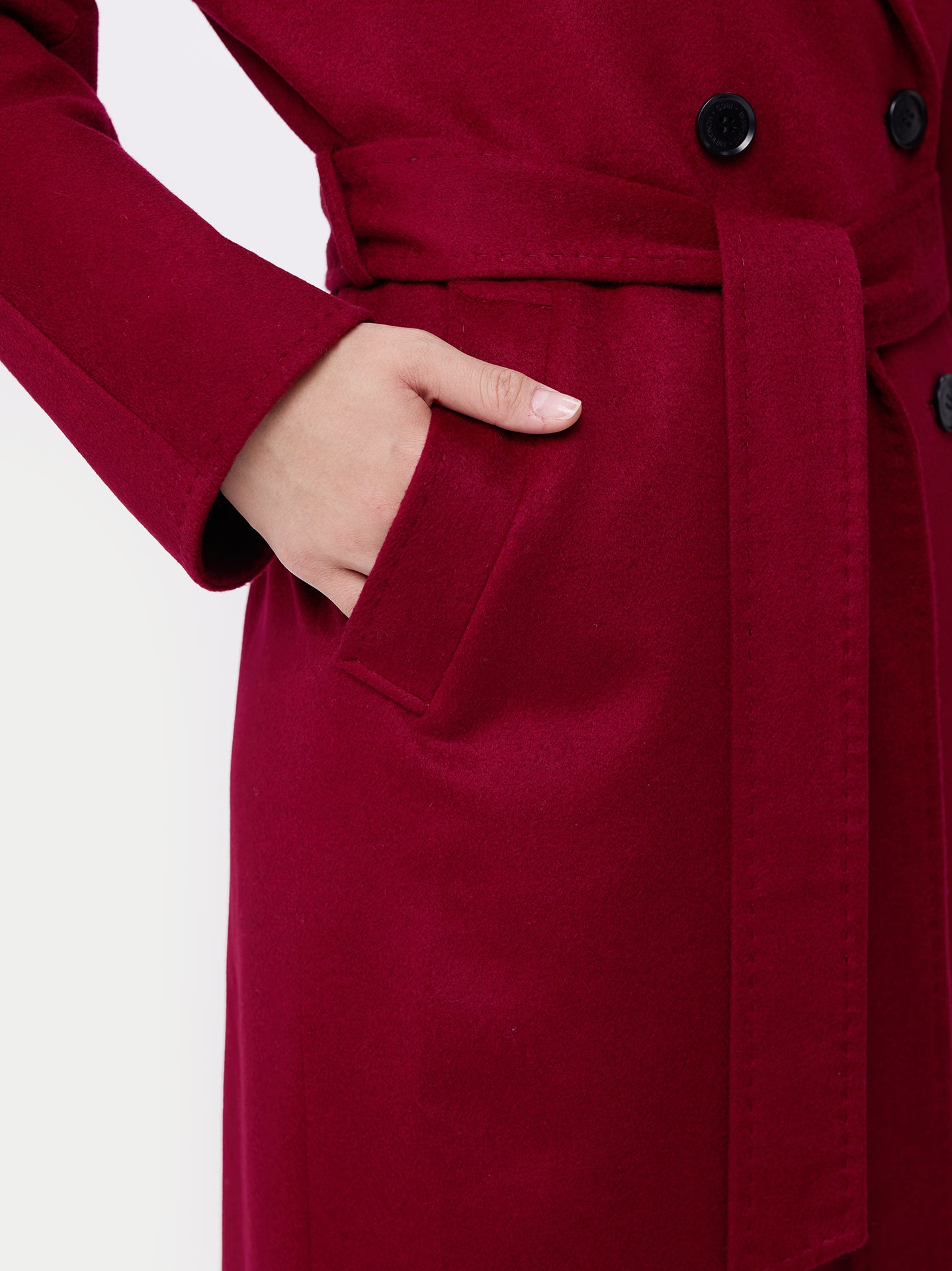 Women’s Double-Breasted Cashmere Coat