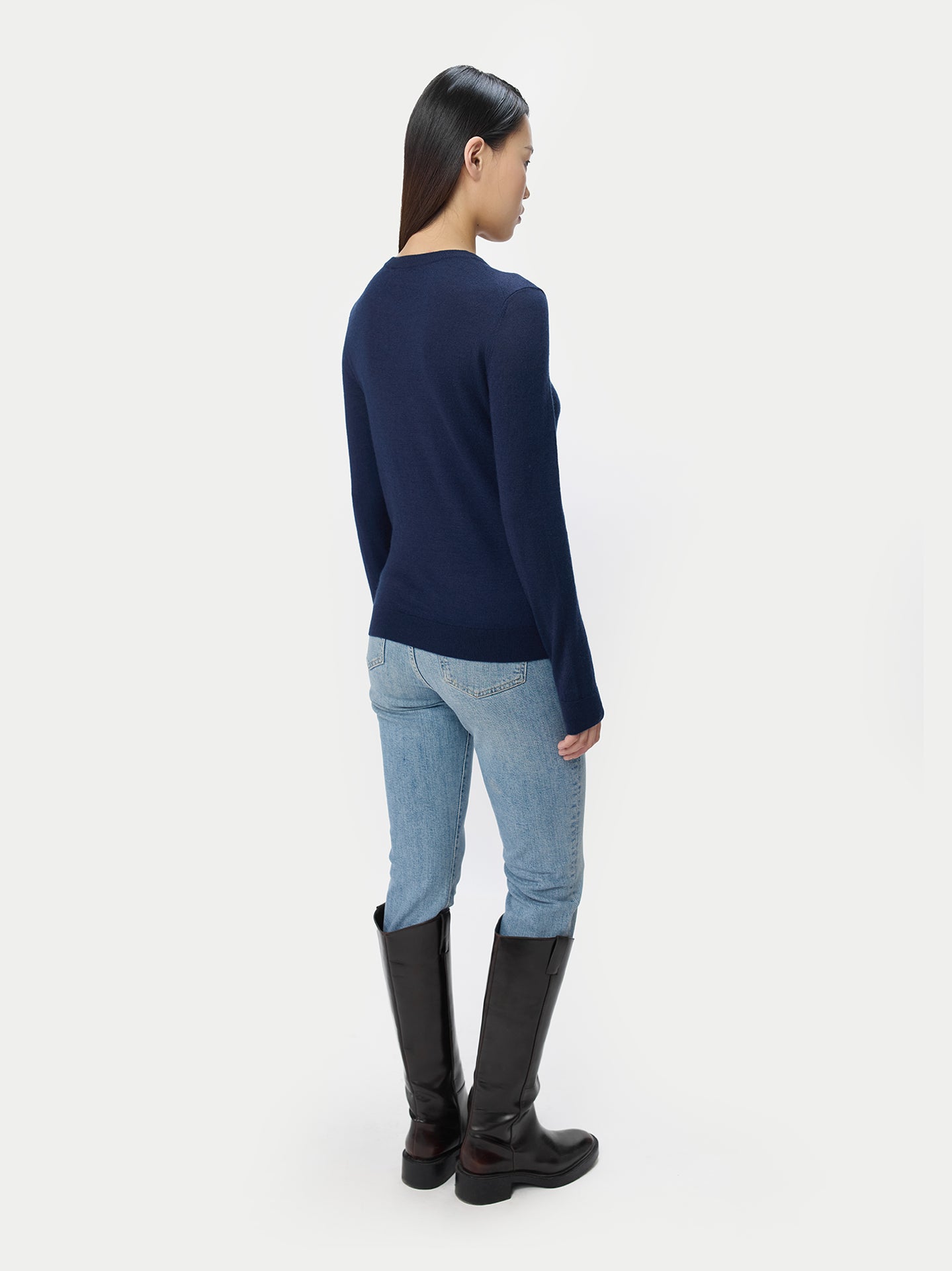 Women C-Neck  Cashmere Sweater