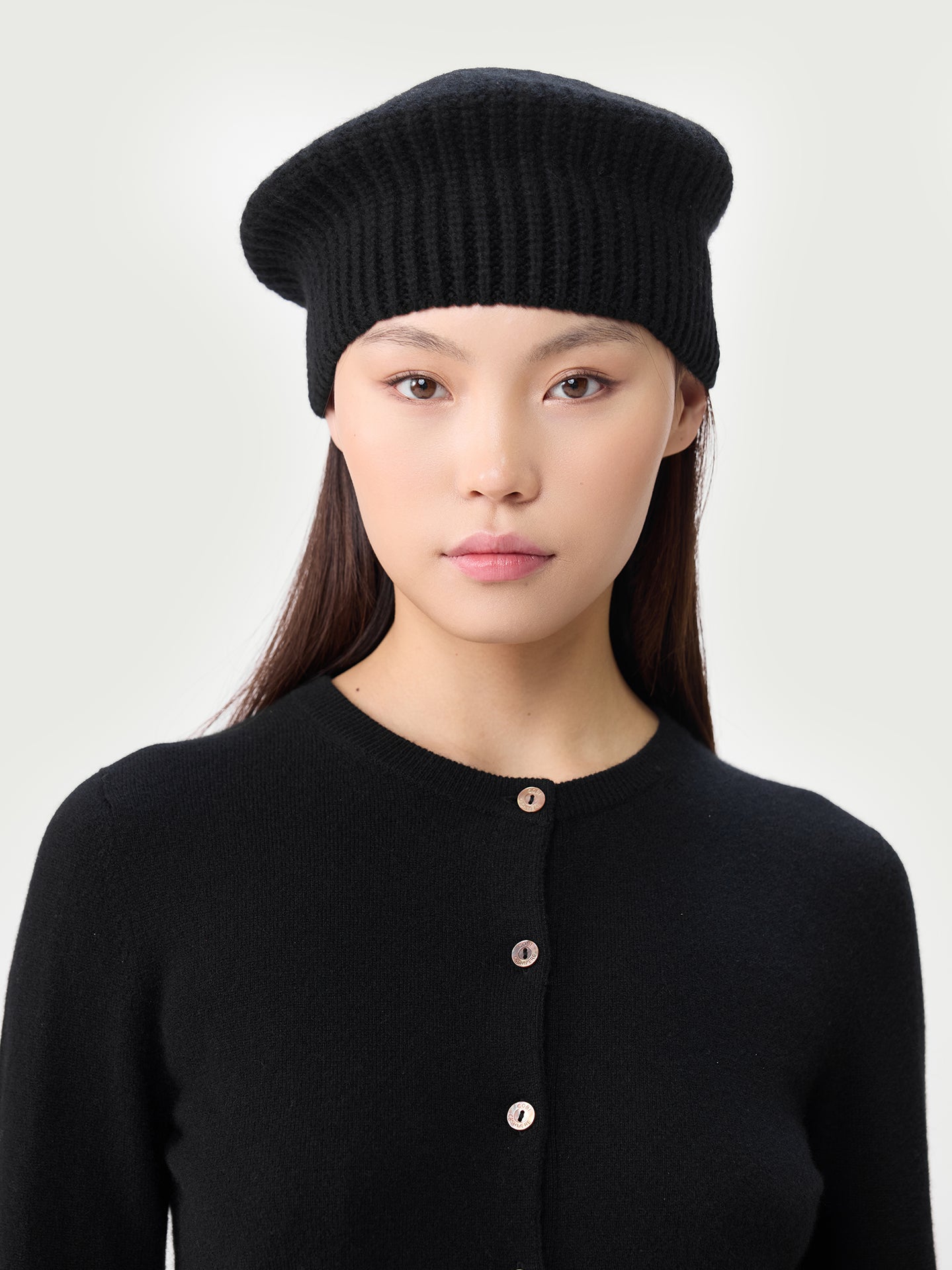 Textured Knit Beret