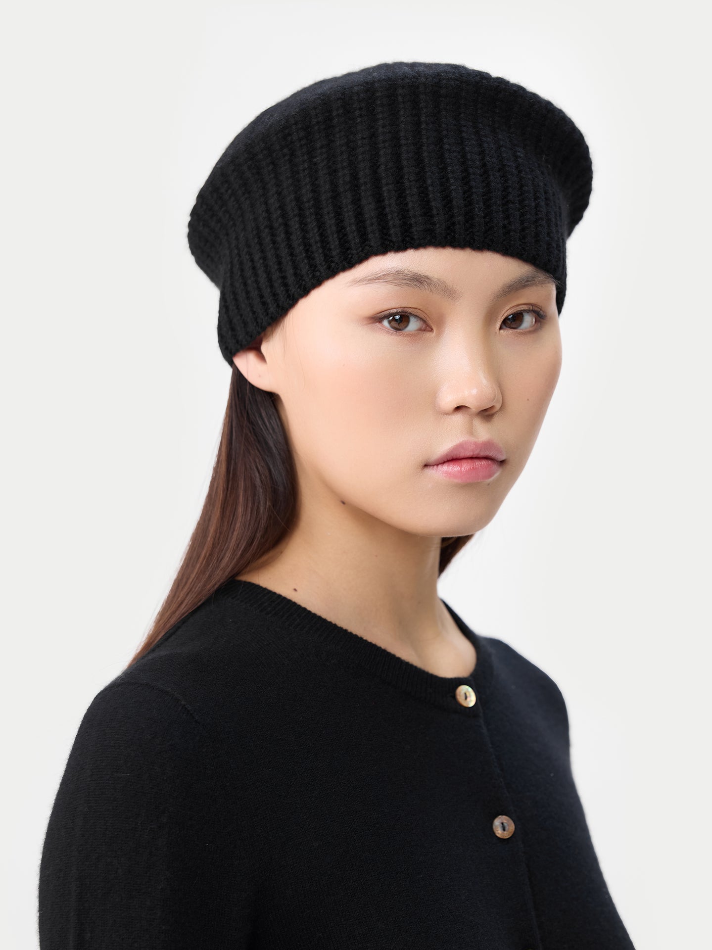 Textured Knit Beret