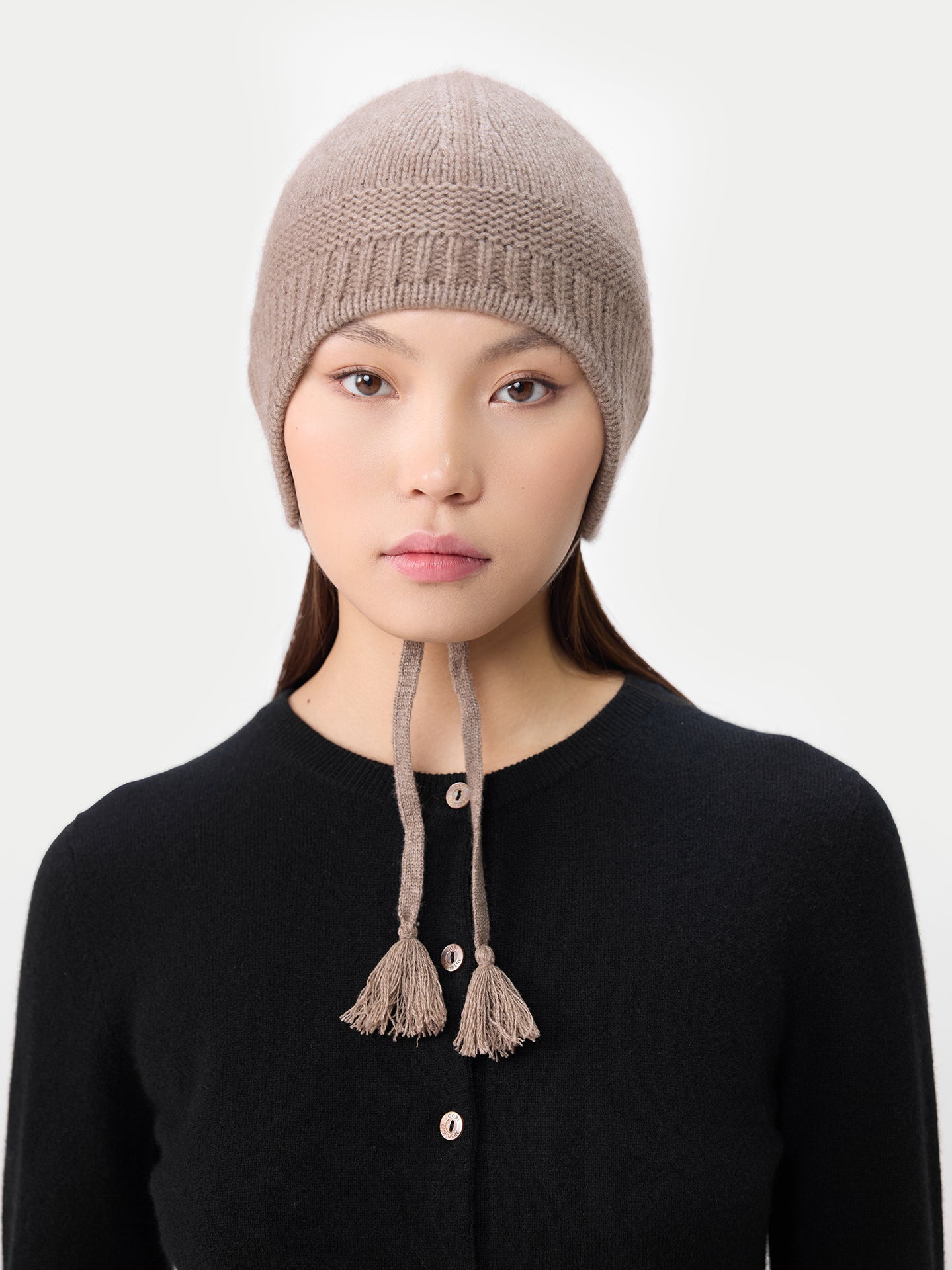 Organic Colour Ultimate Warmth Knit Tie Hat