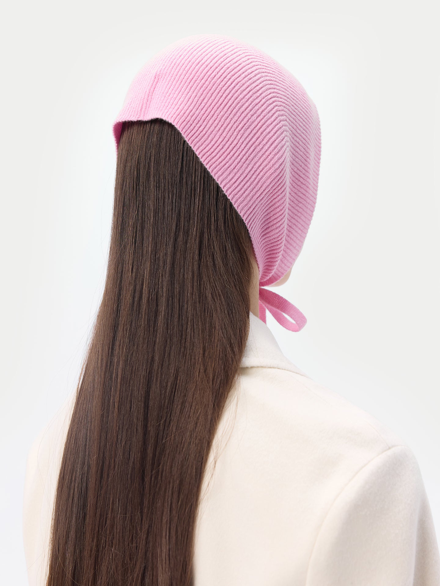 Women's Cashmere Mohair Bonnet Pink Frosting - Gobi Cashmere 