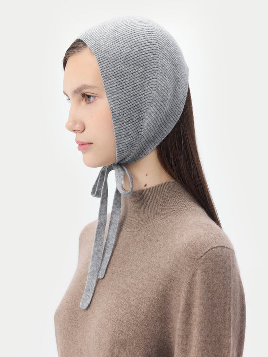 Women's Cashmere Mohair Bonnet Vapor Blue - Gobi Cashmere 