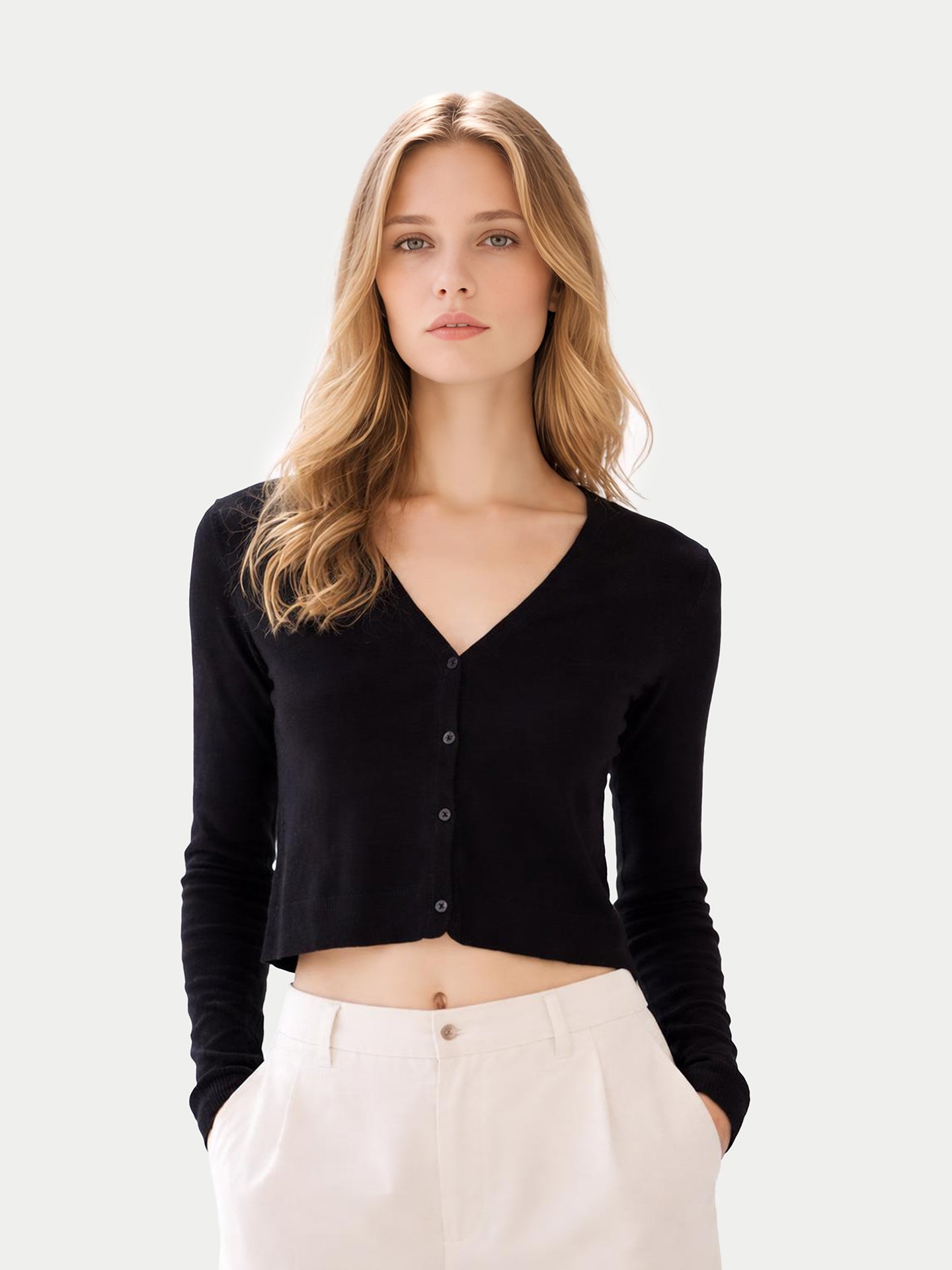 Lightweight Cashmere Silk Cardigan