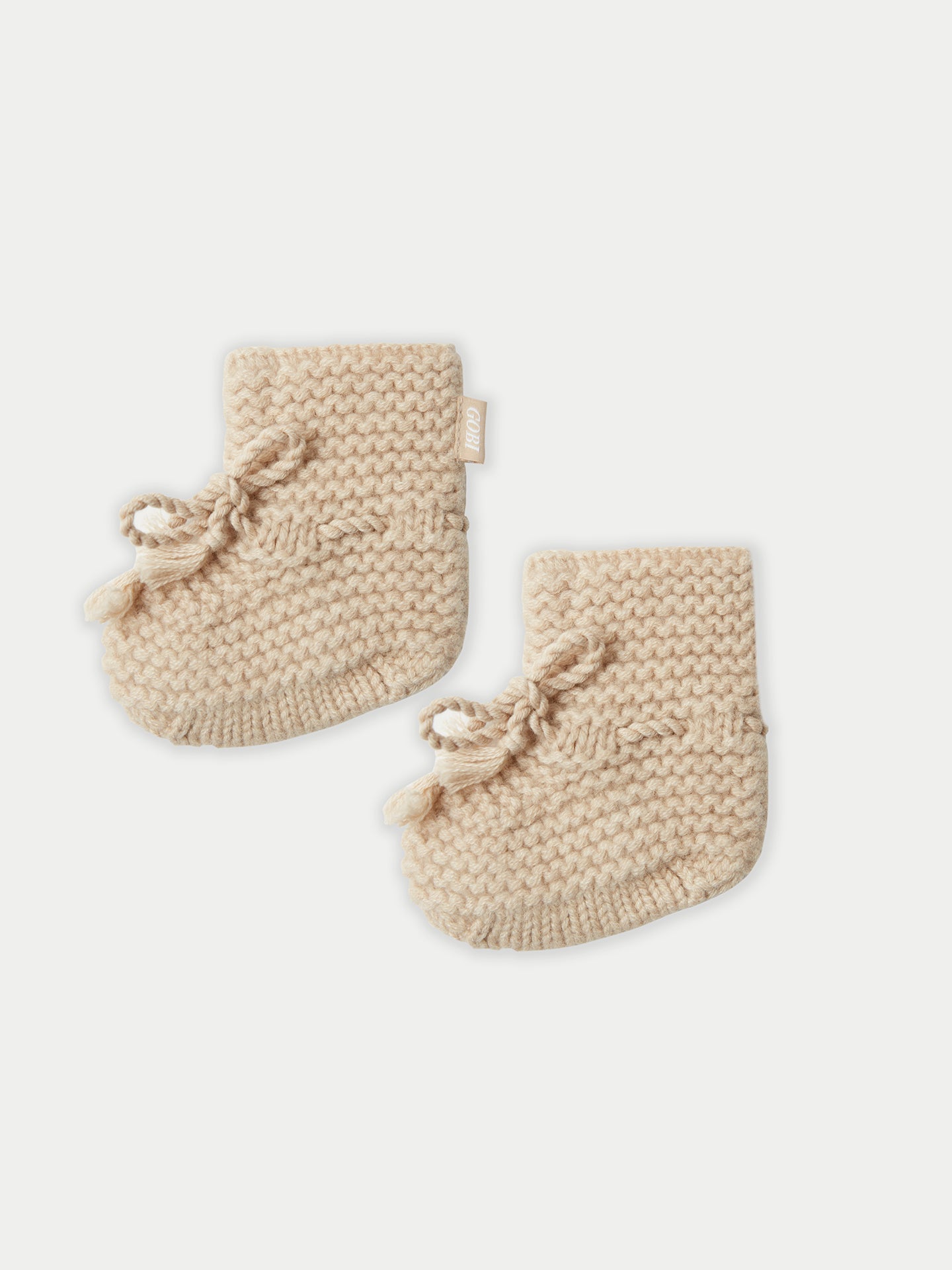 Organic Cashmere Baby Set Beige - Gobi Cashmere