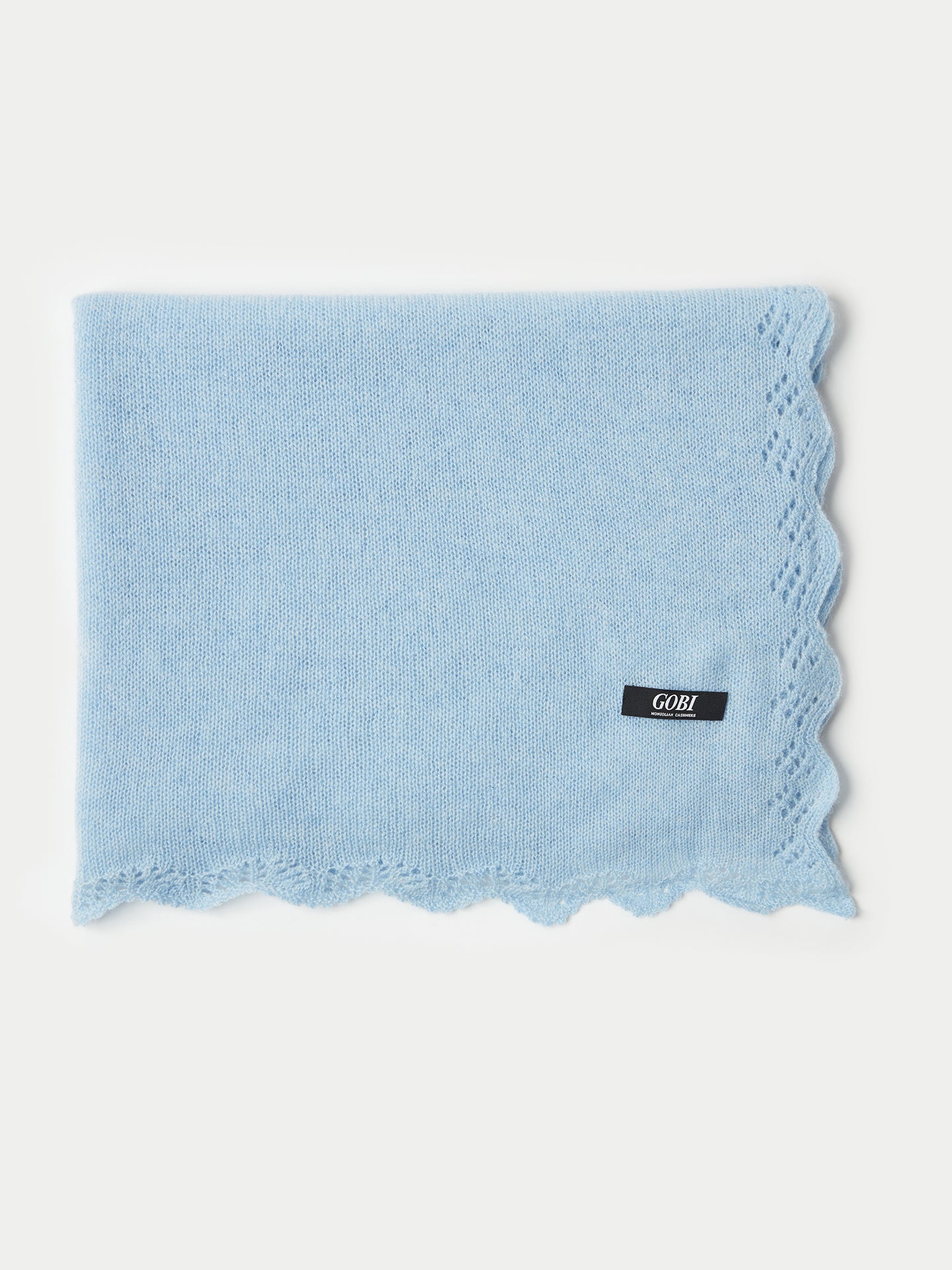 Baby Cashmere blanket Light Blue - Gobi Cashmere