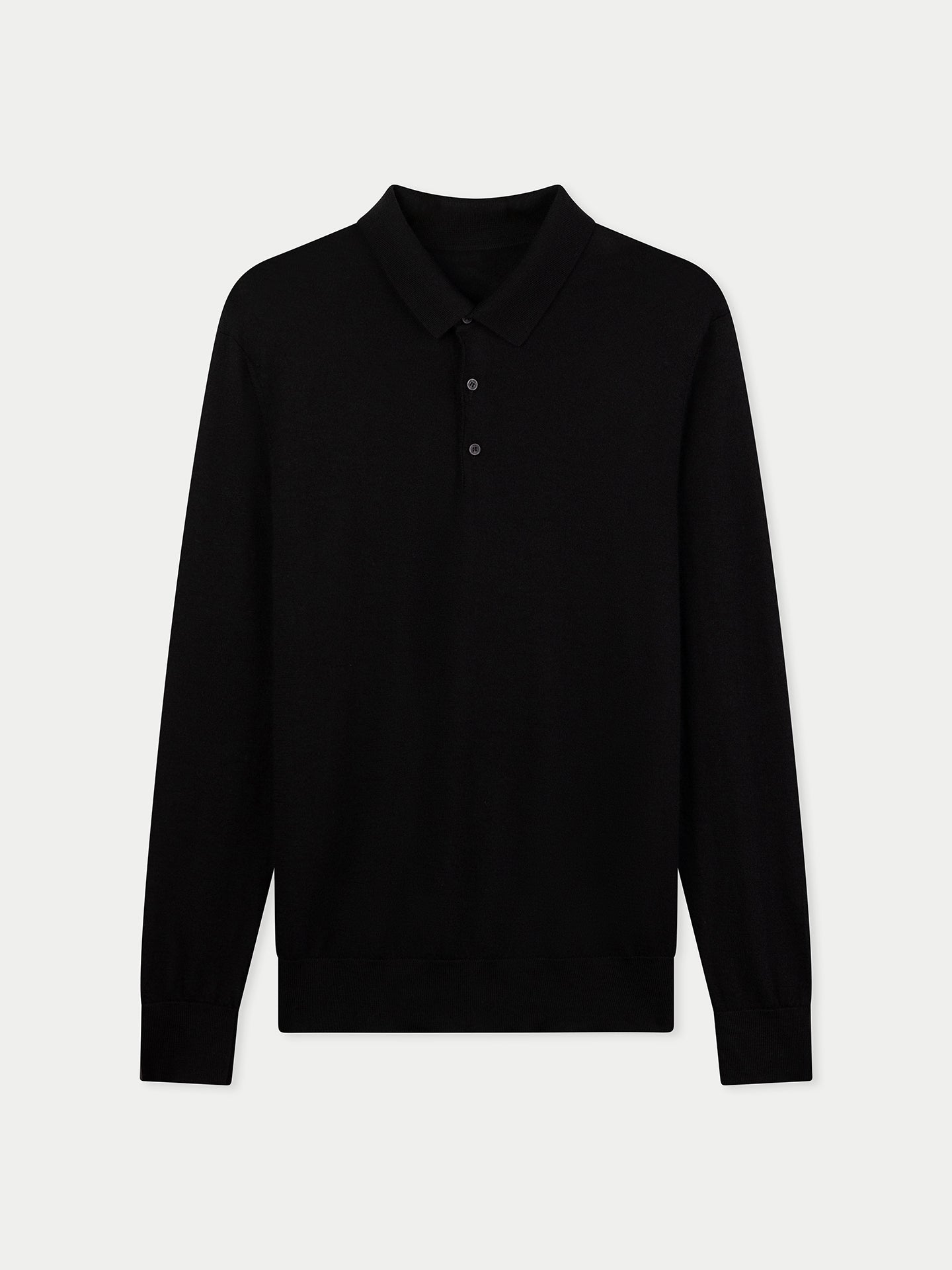 Men Classic Polo Shirt with Long Sleeve