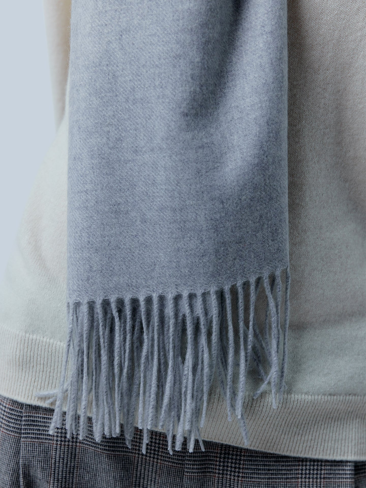 Wide Fringe Scarf