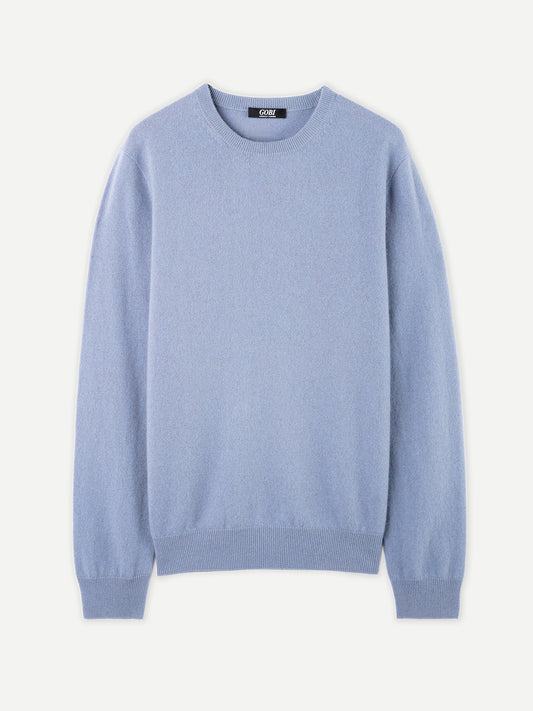 Men's Cashmere Round Neck Sweater English Manor - Gobi Cashmere