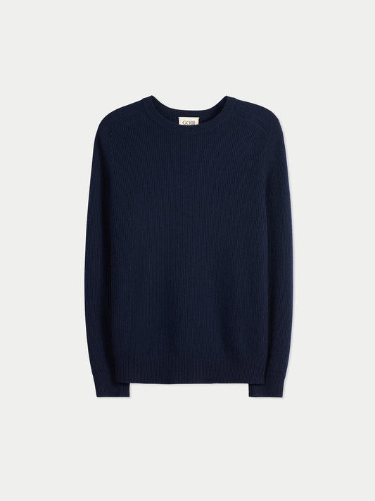Men's Ribbed Cashmere Sweater
