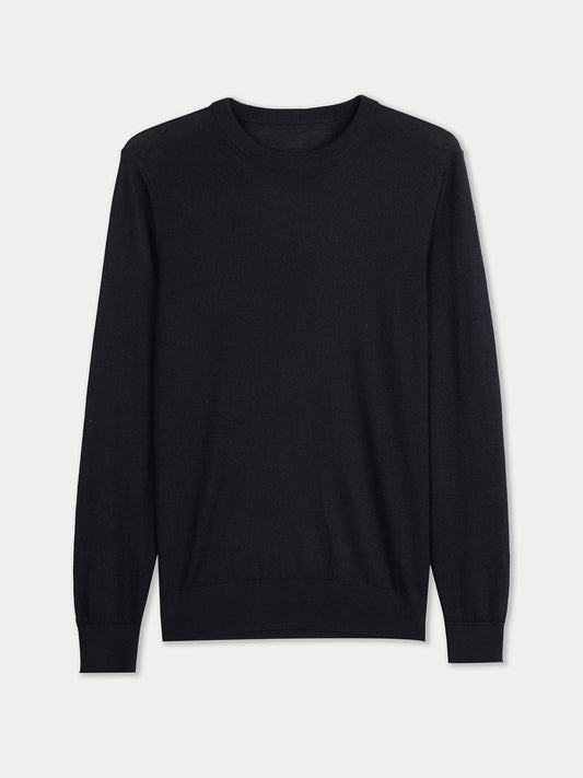 Cashmere Silk C-Neck Sweater