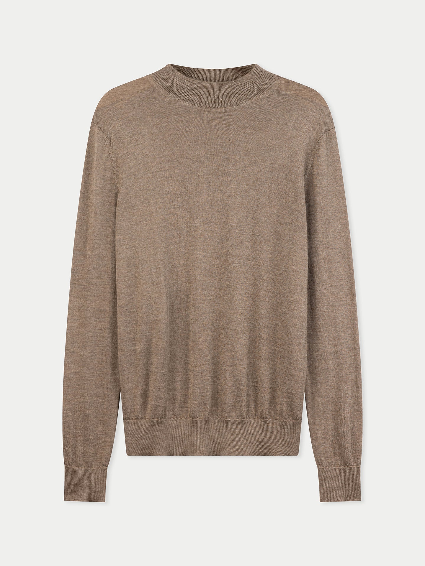 Men Cashmere Silk High Neck  Sweater