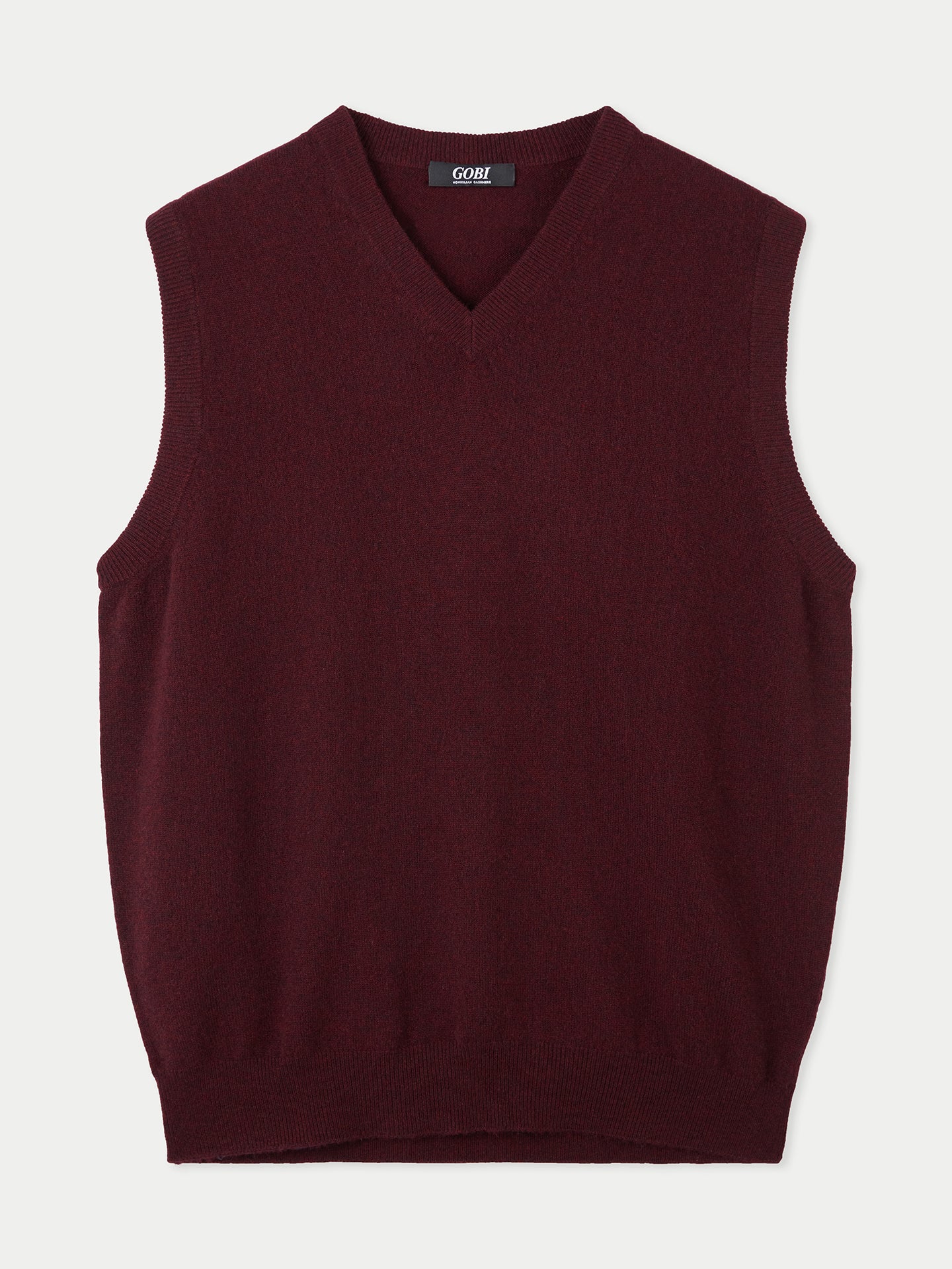 Men's Cashmere Vest Zinfandel - Gobi Cashmere