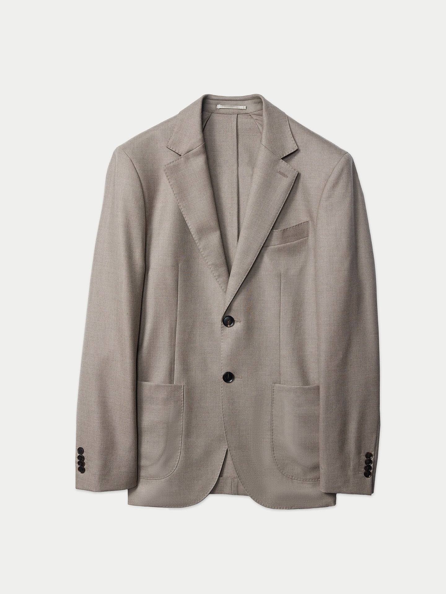 Organic Colour Men's single-breasted cashmere blazer