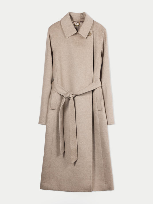 Women’s Cashmere Wrap Coat with Belt | GOBI Cashmere
