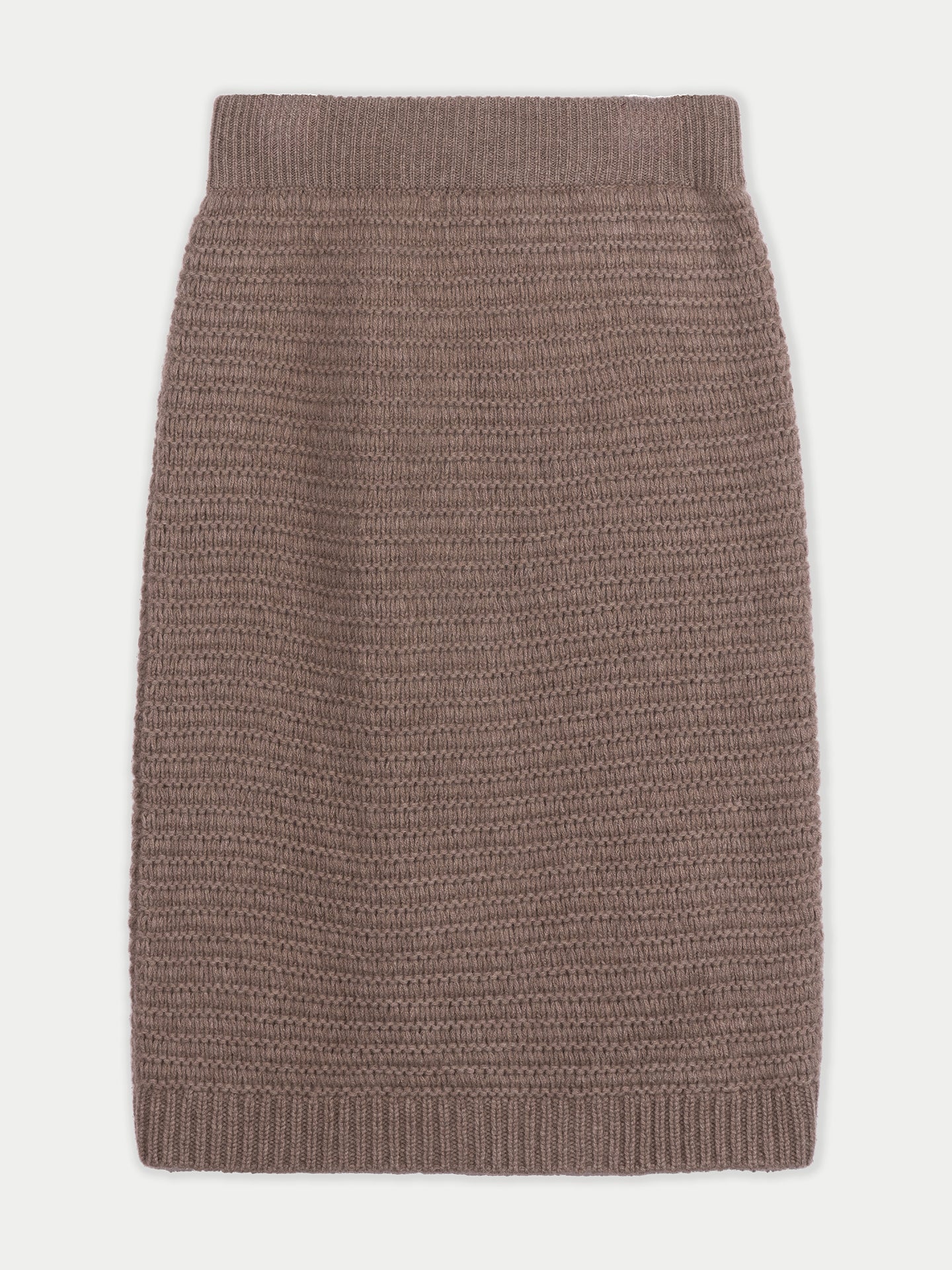 Organic Colour Cashmere Sheath Skirt