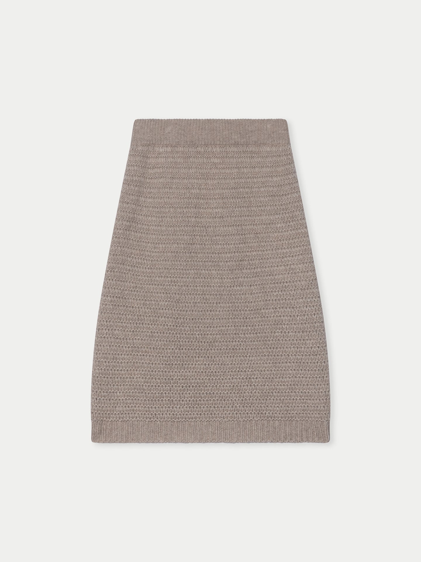 Organic Colour Cashmere Sheath Skirt