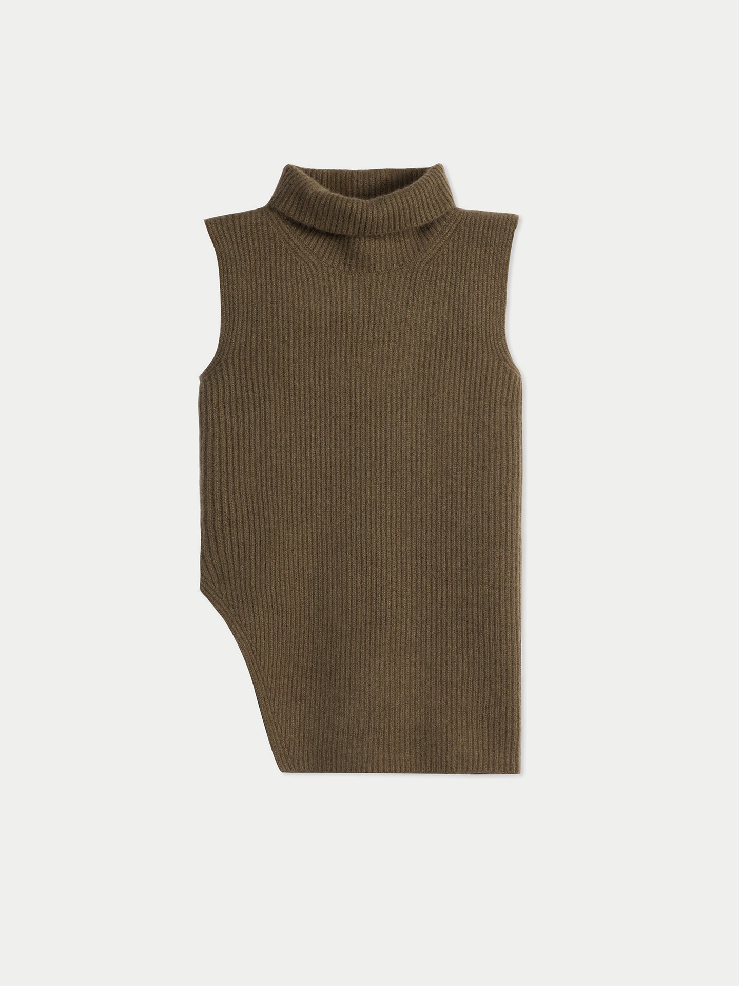 Turtle Neck Cashmere Vest