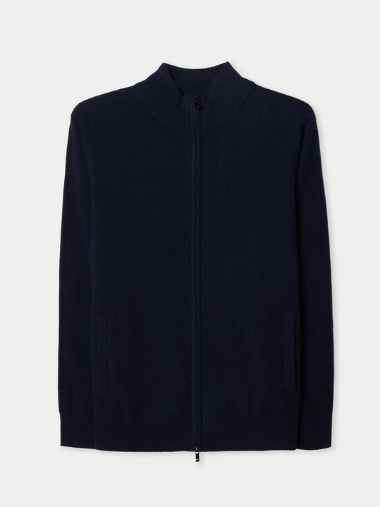 Timeless Cashmere Full-Zip Cardigan