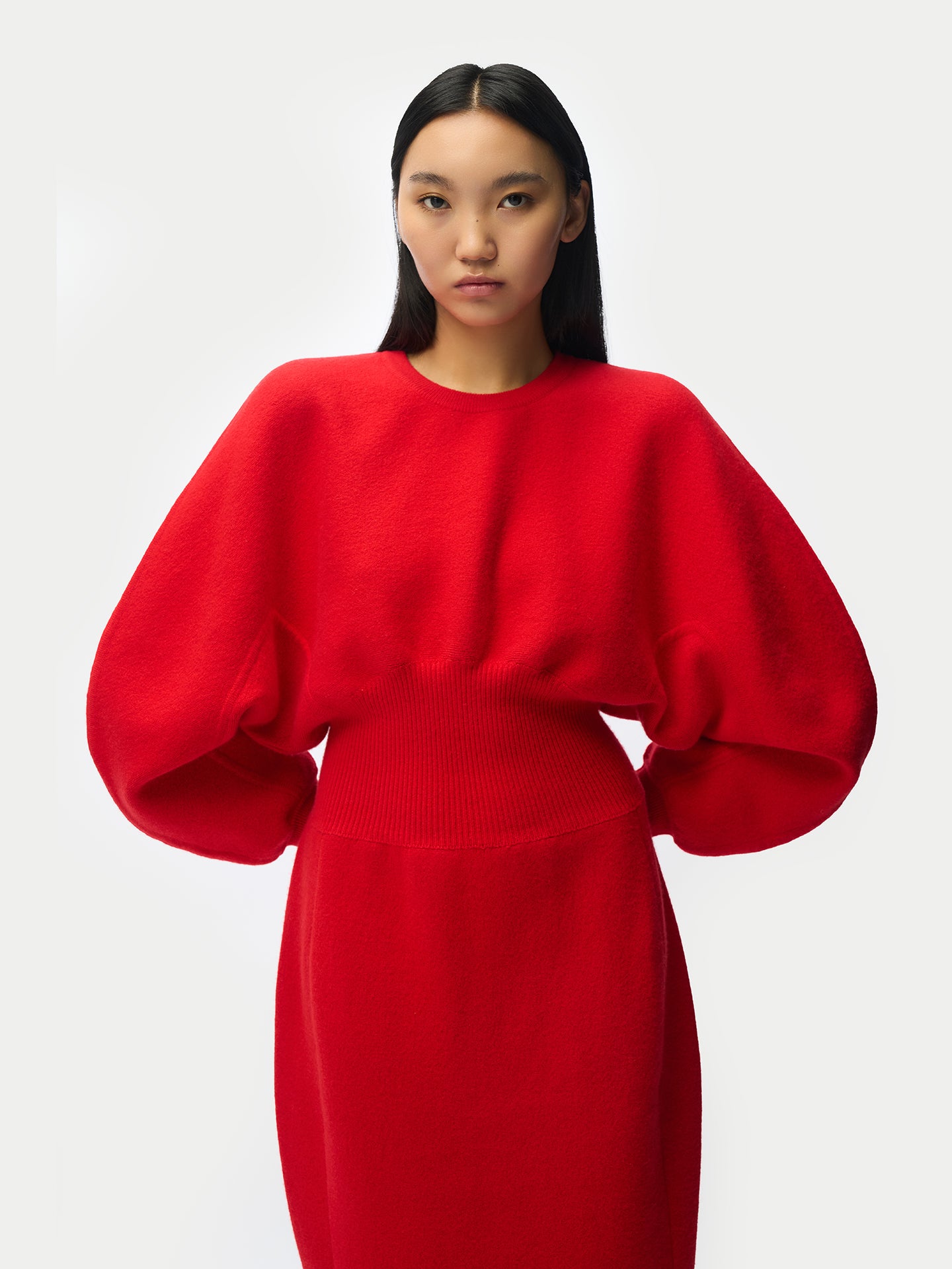 Cashmere Sculptural Dress
