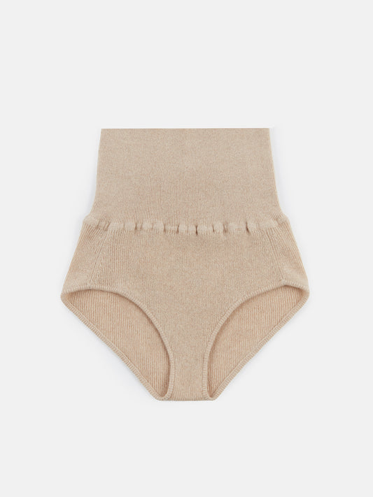 Women's Organic Colour Cashmere Underwear Beige - Gobi Cashmere