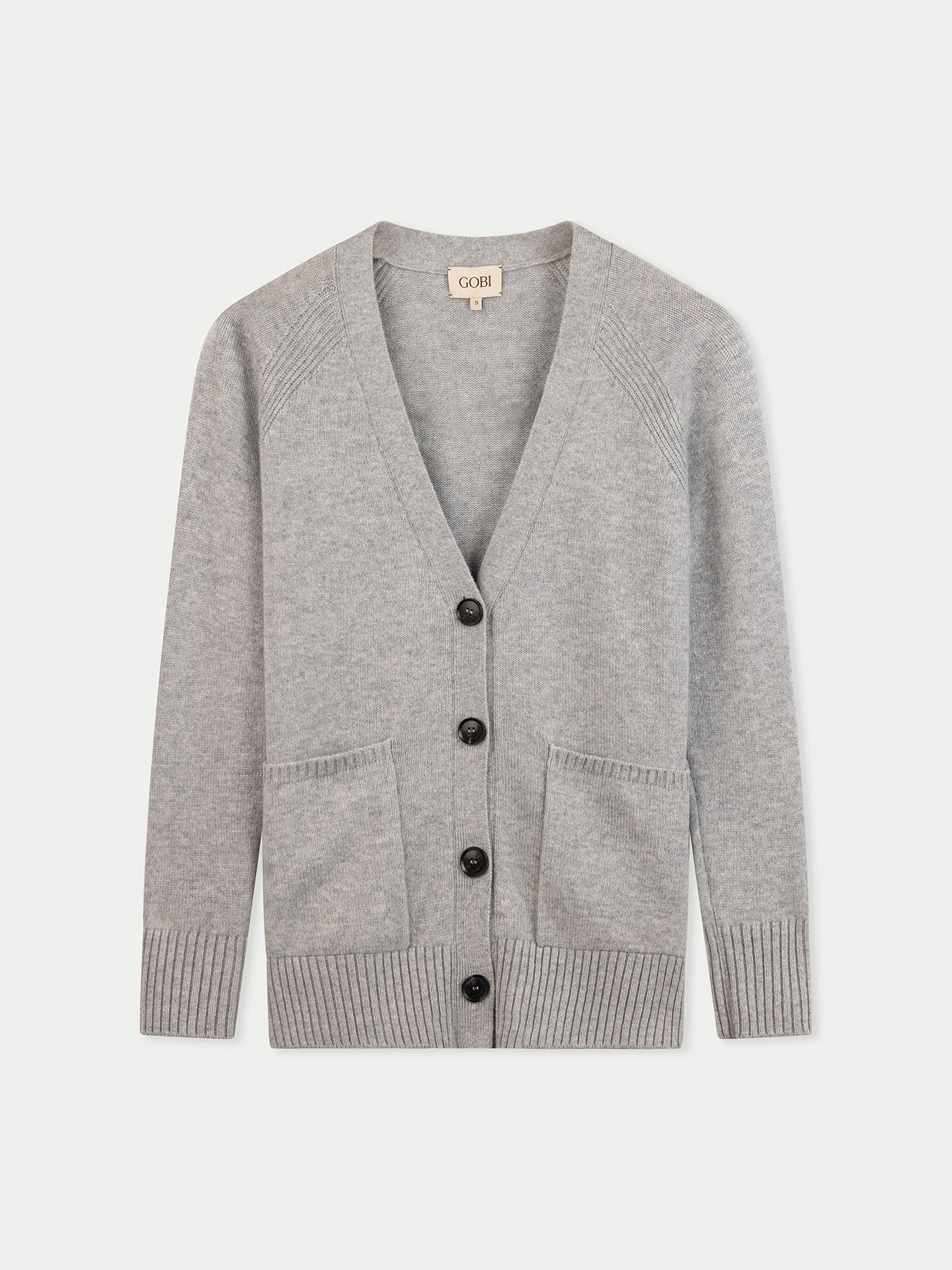 Women's Relaxed-Fit Cashmere Cardigan High Rise - Gobi Cashmere