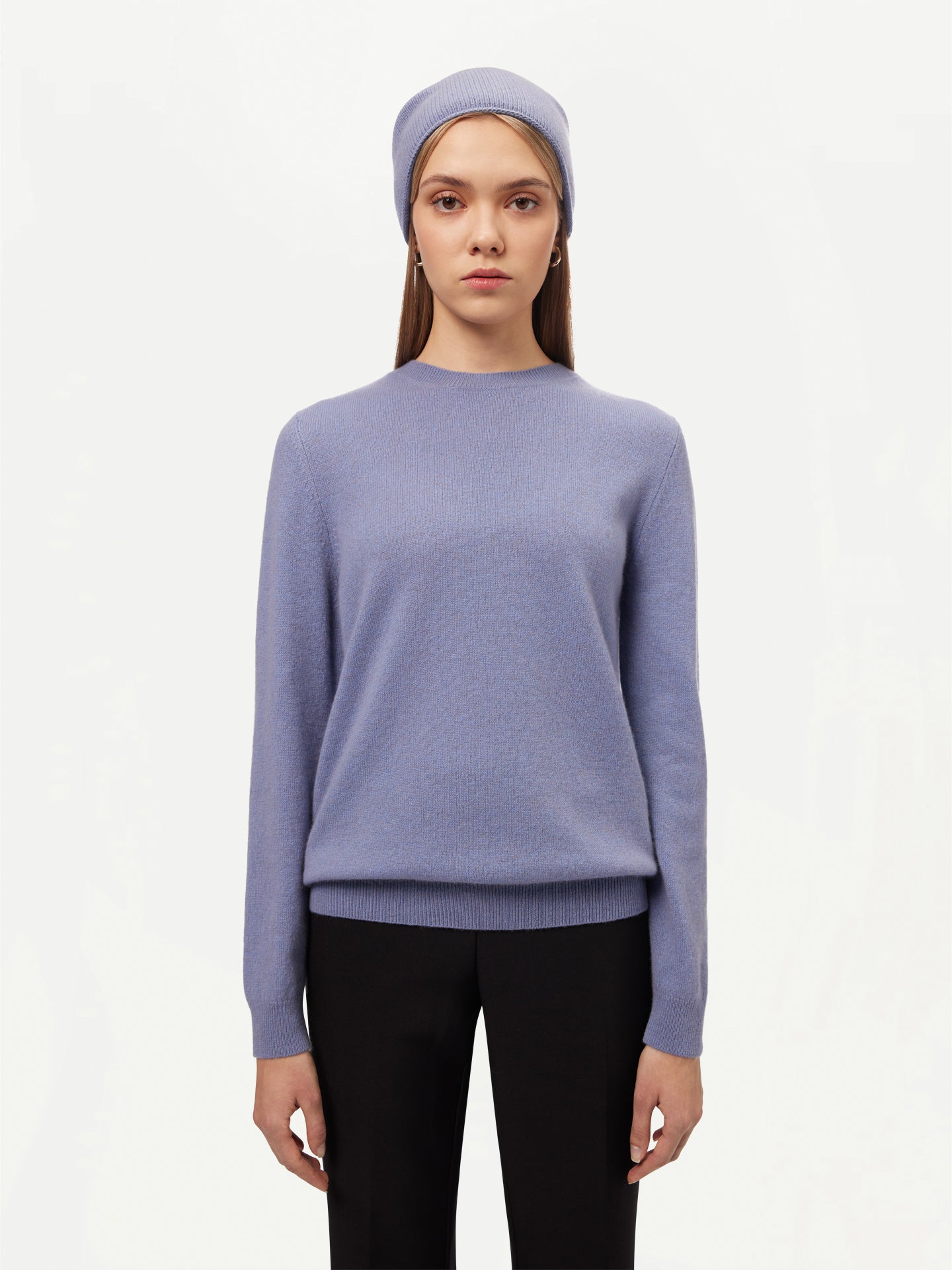 Women's Cashmere €99 Hat & Sweater Set English Manor - Gobi Cashmere