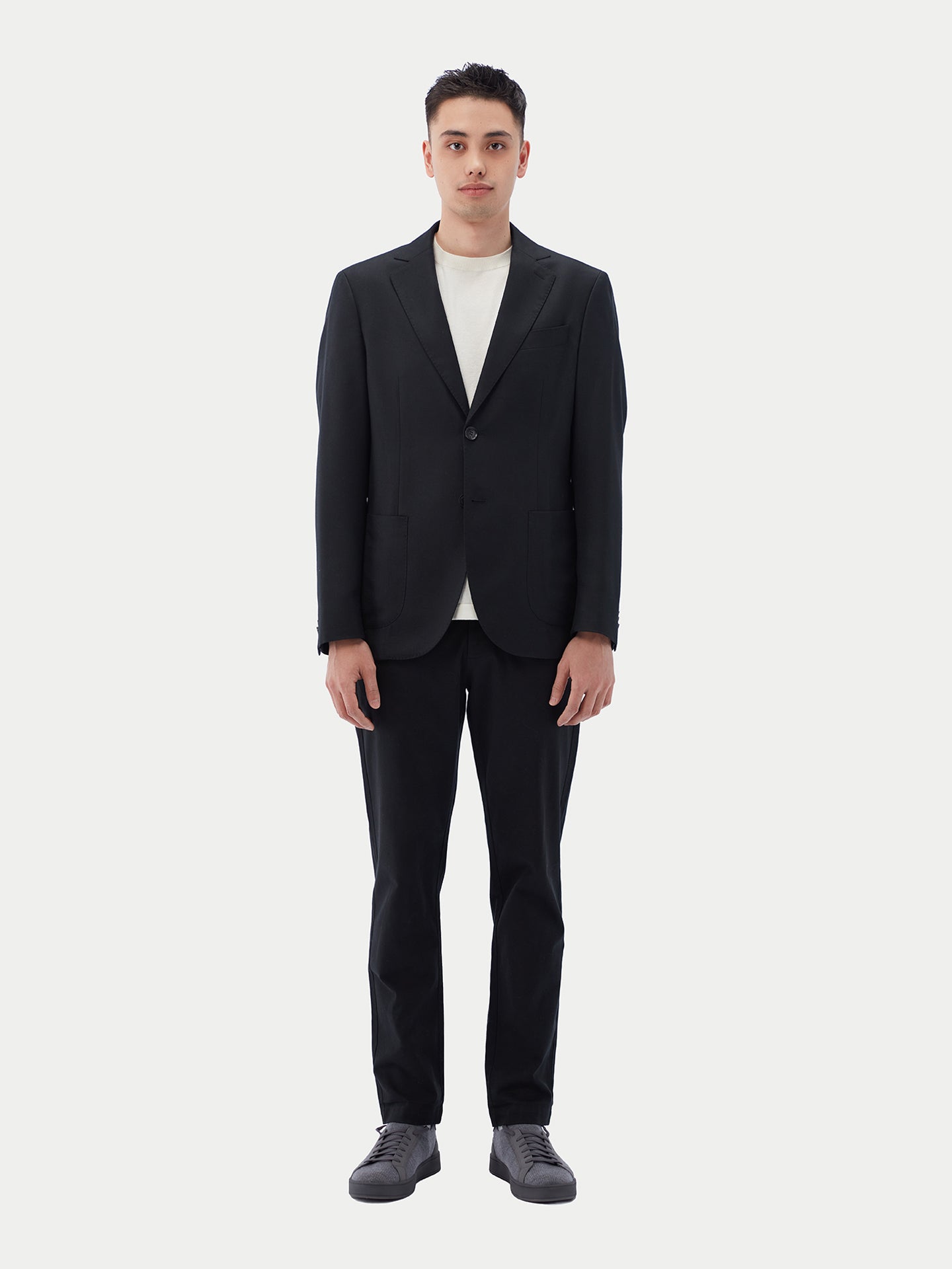 Men's single-breasted cashmere blazer