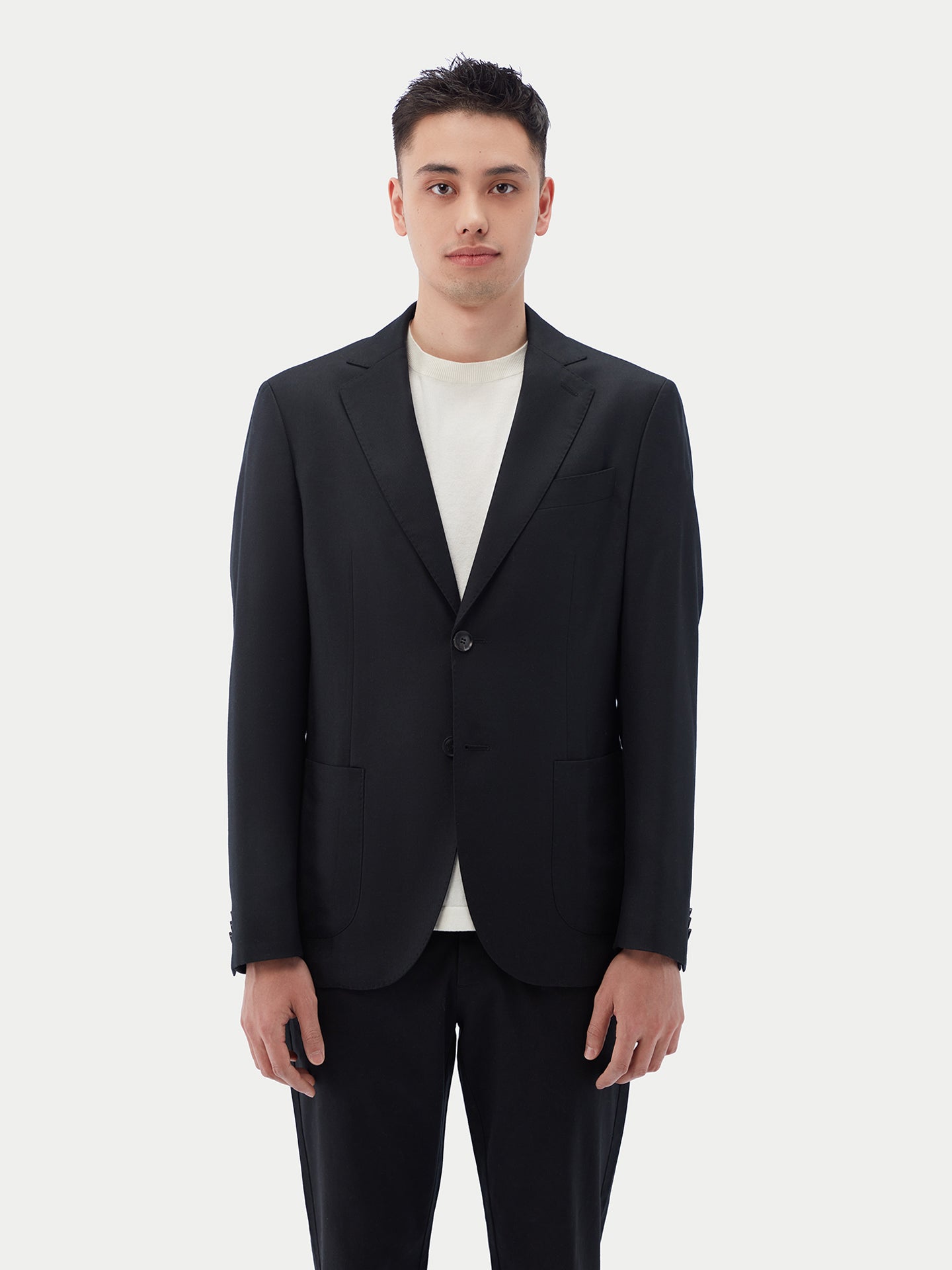 Men's single-breasted cashmere blazer