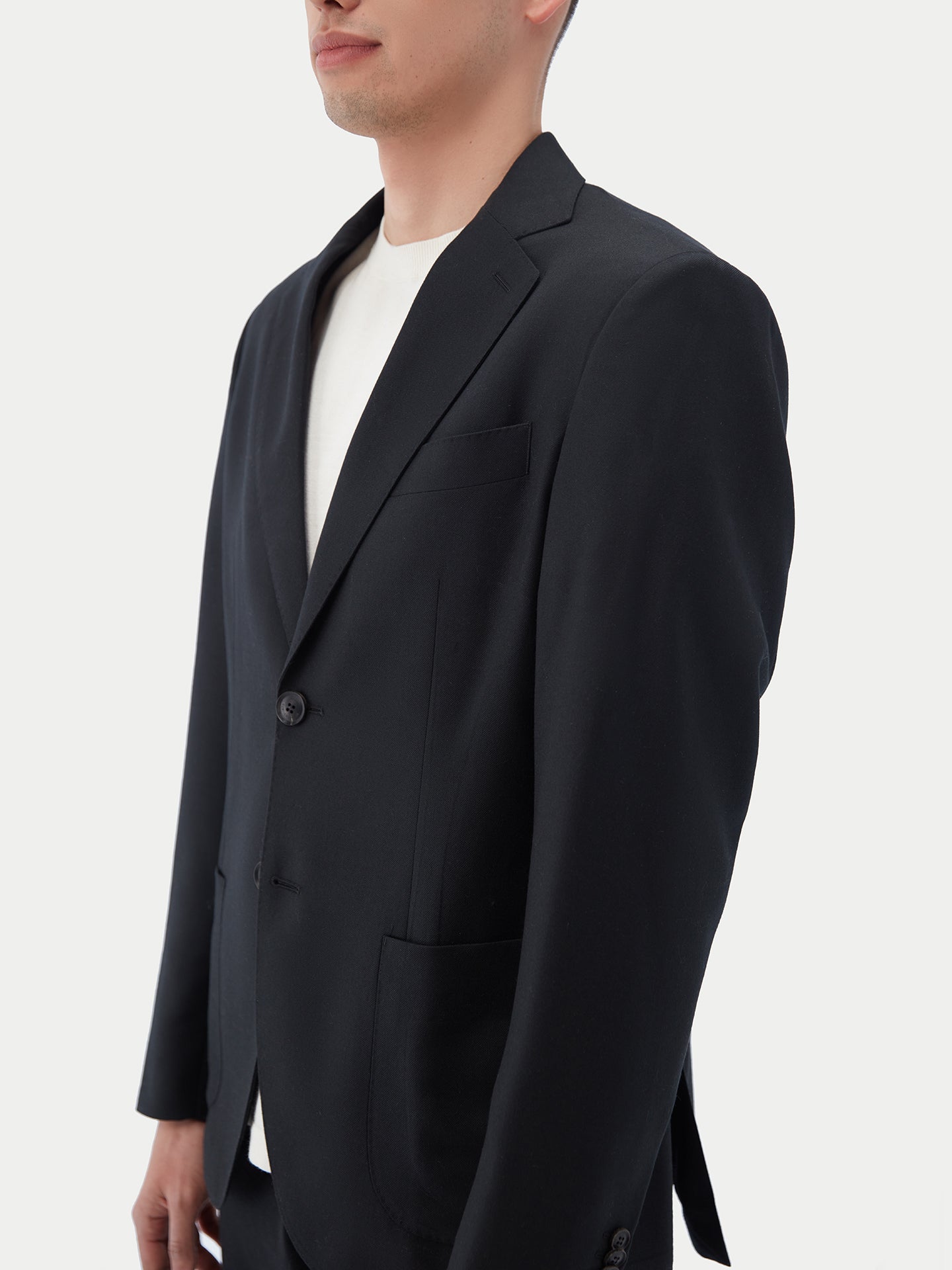 Men's single-breasted cashmere blazer