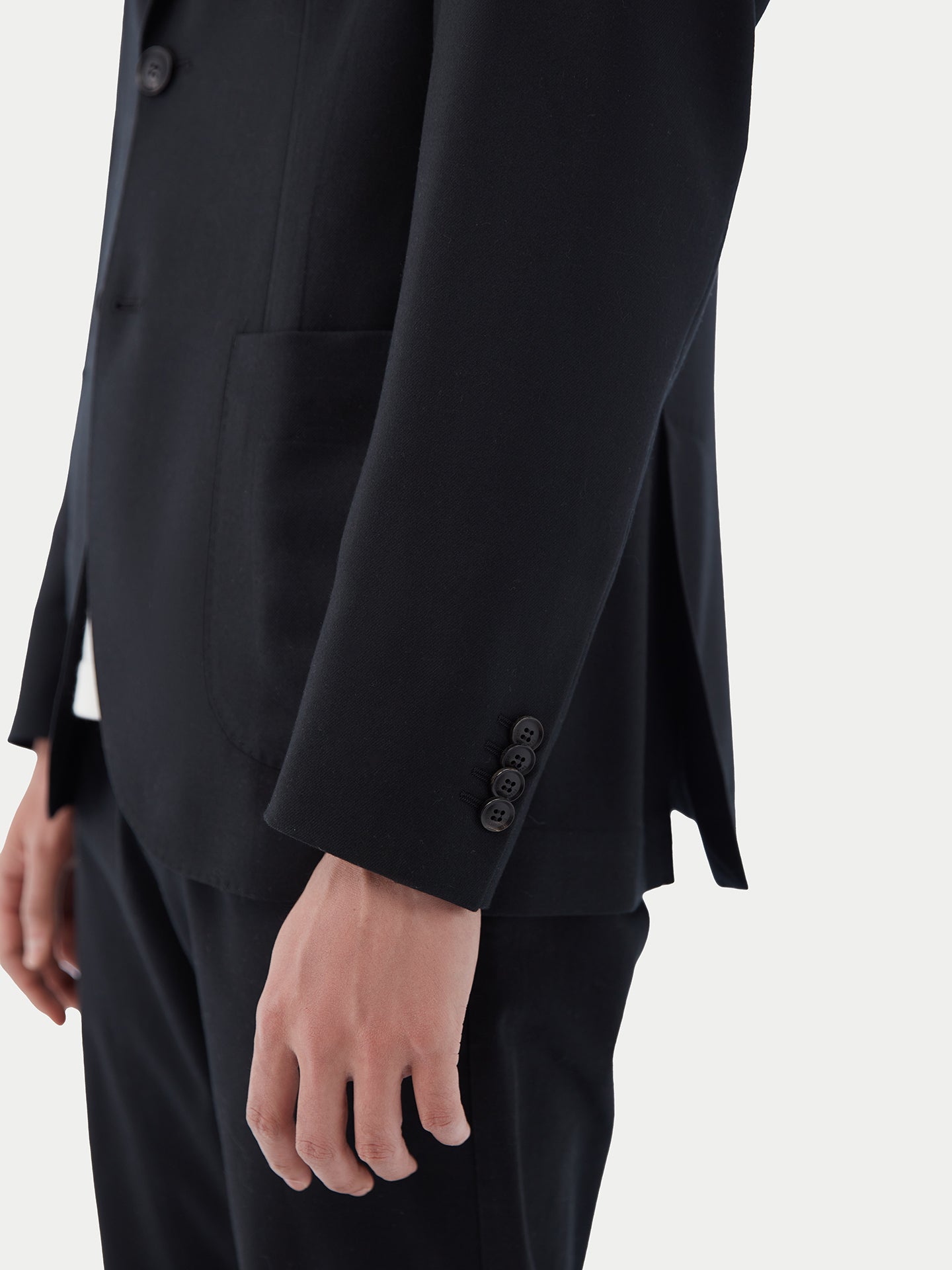 Men's single-breasted cashmere blazer