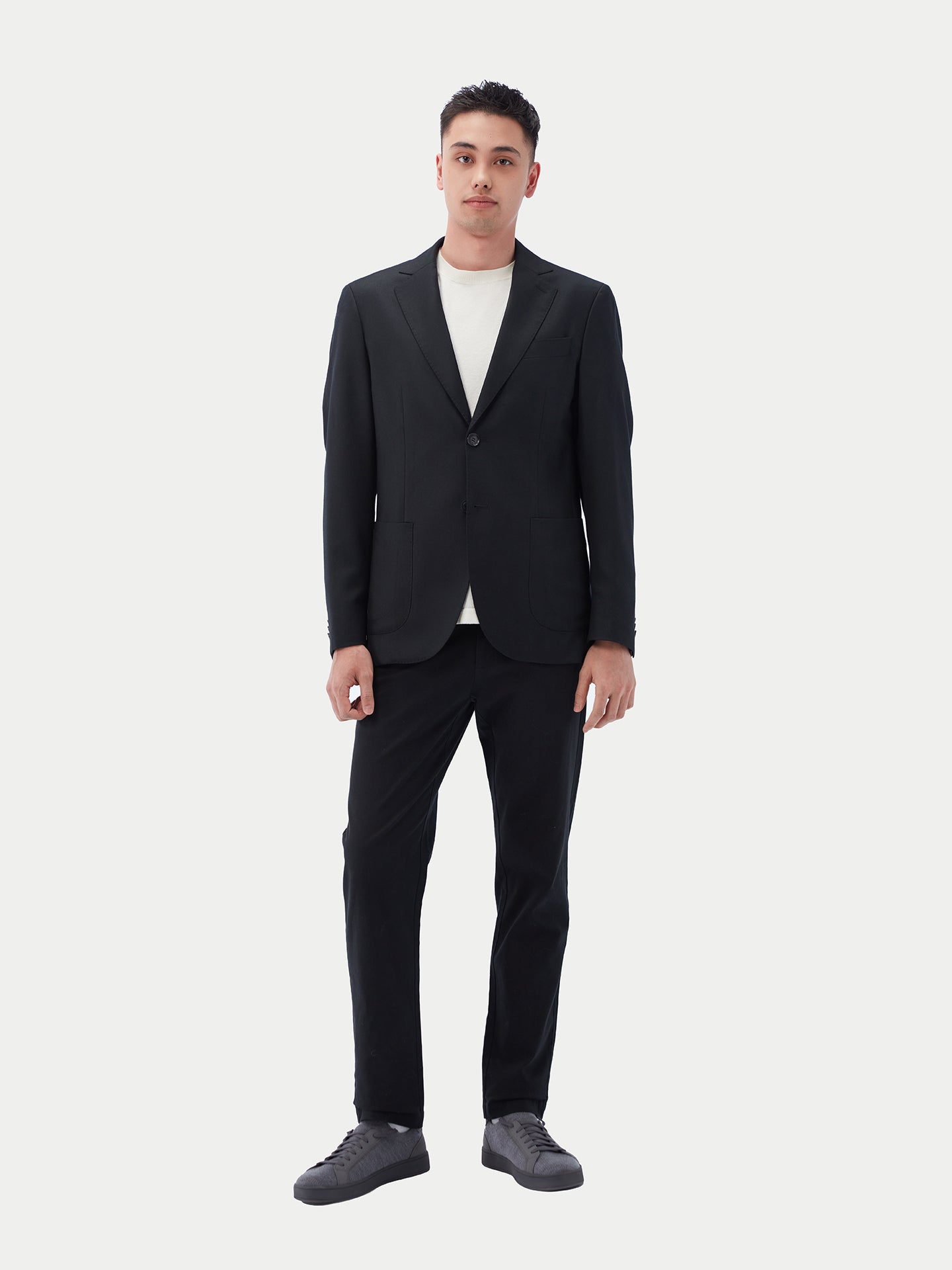 Men's single-breasted cashmere blazer