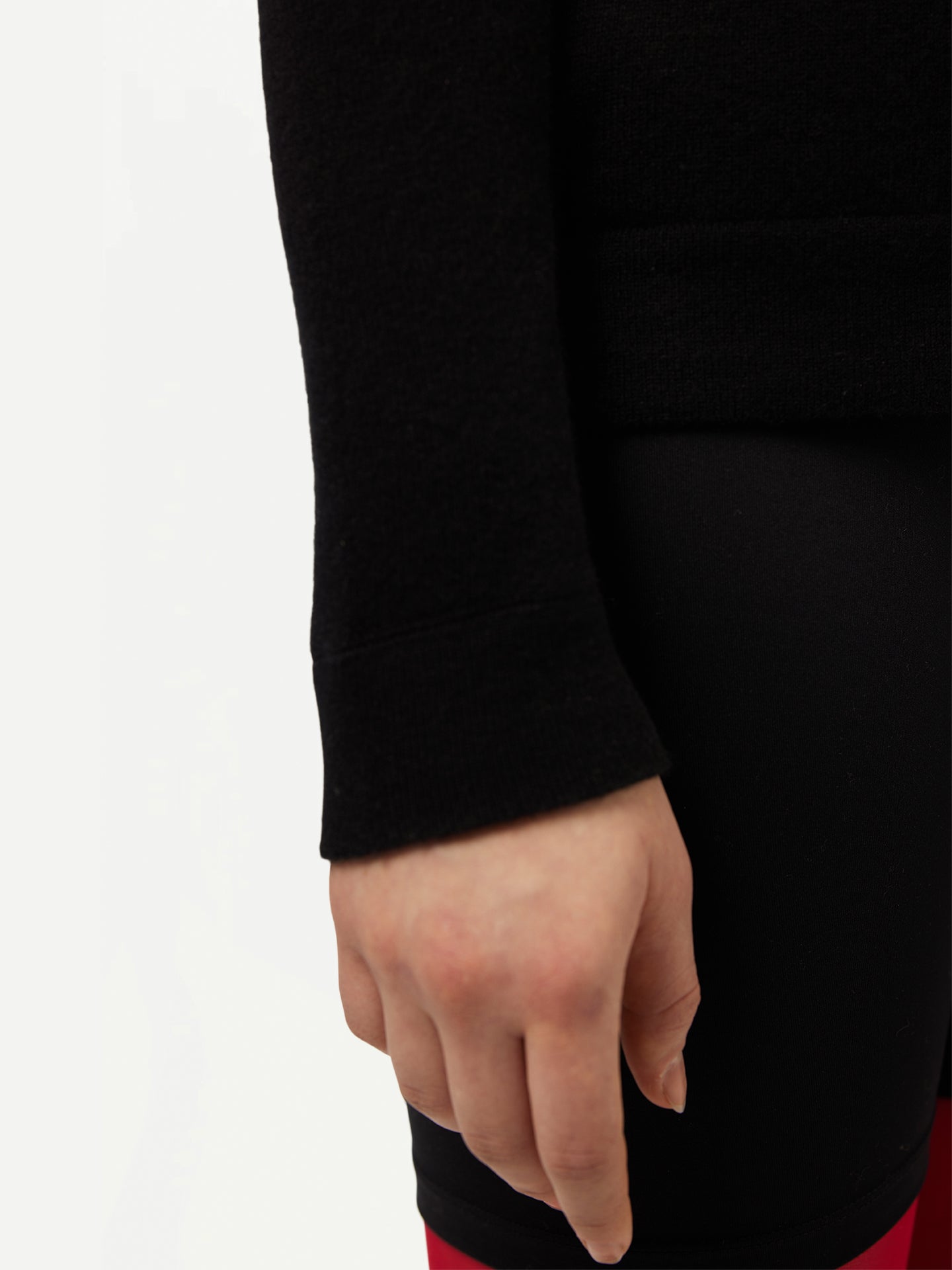 Women's Cashmere Hoodie Black - GOBI Cashmere 