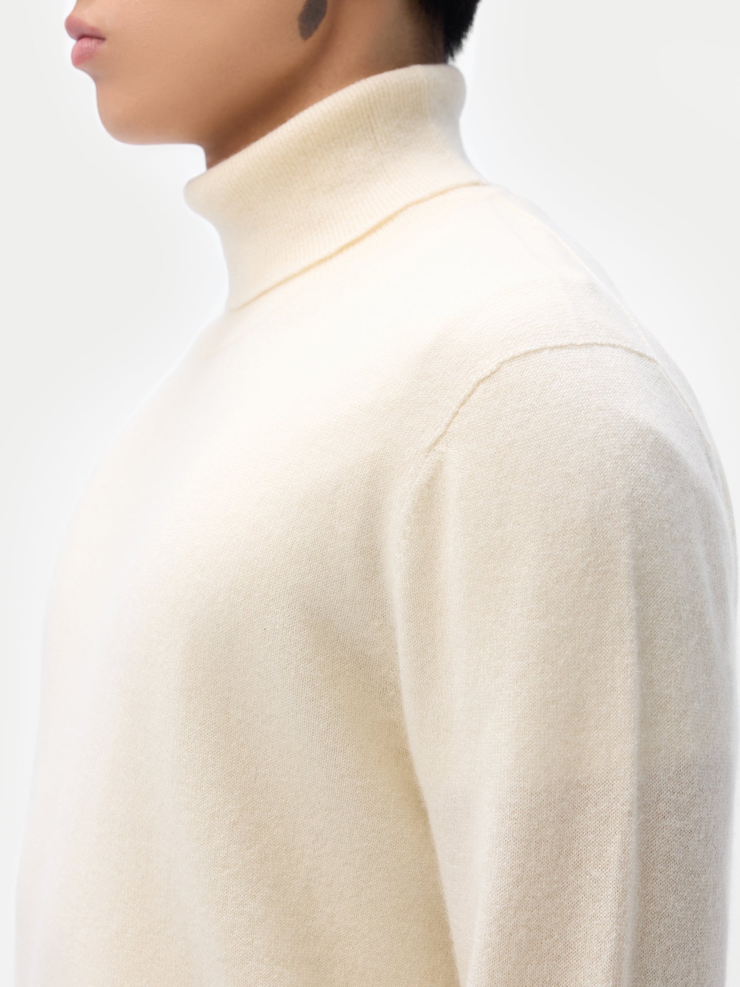 Organic Cashmere Turtleneck Sweater Essential