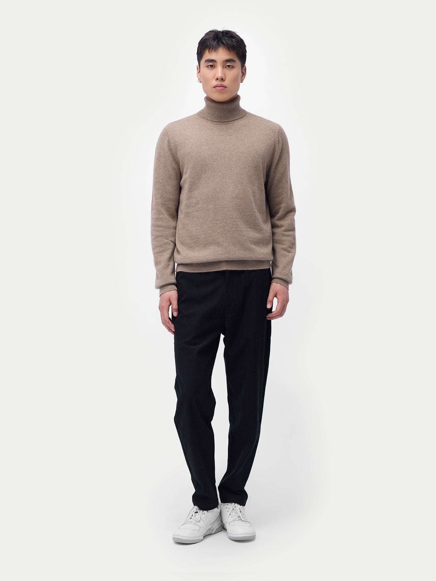 Organic Cashmere Turtleneck Sweater Essential