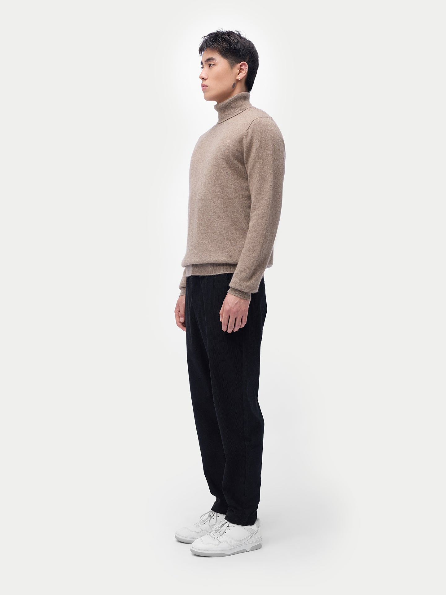 Organic Cashmere Turtleneck Sweater Essential