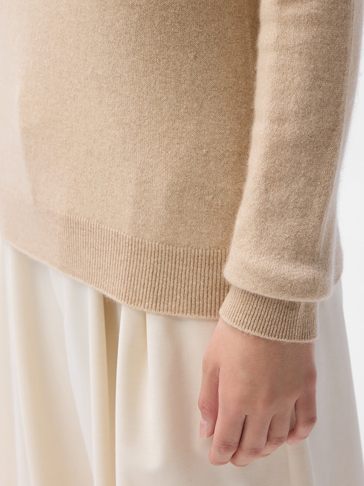 Essential Organic Cashmere Turtleneck Sweater