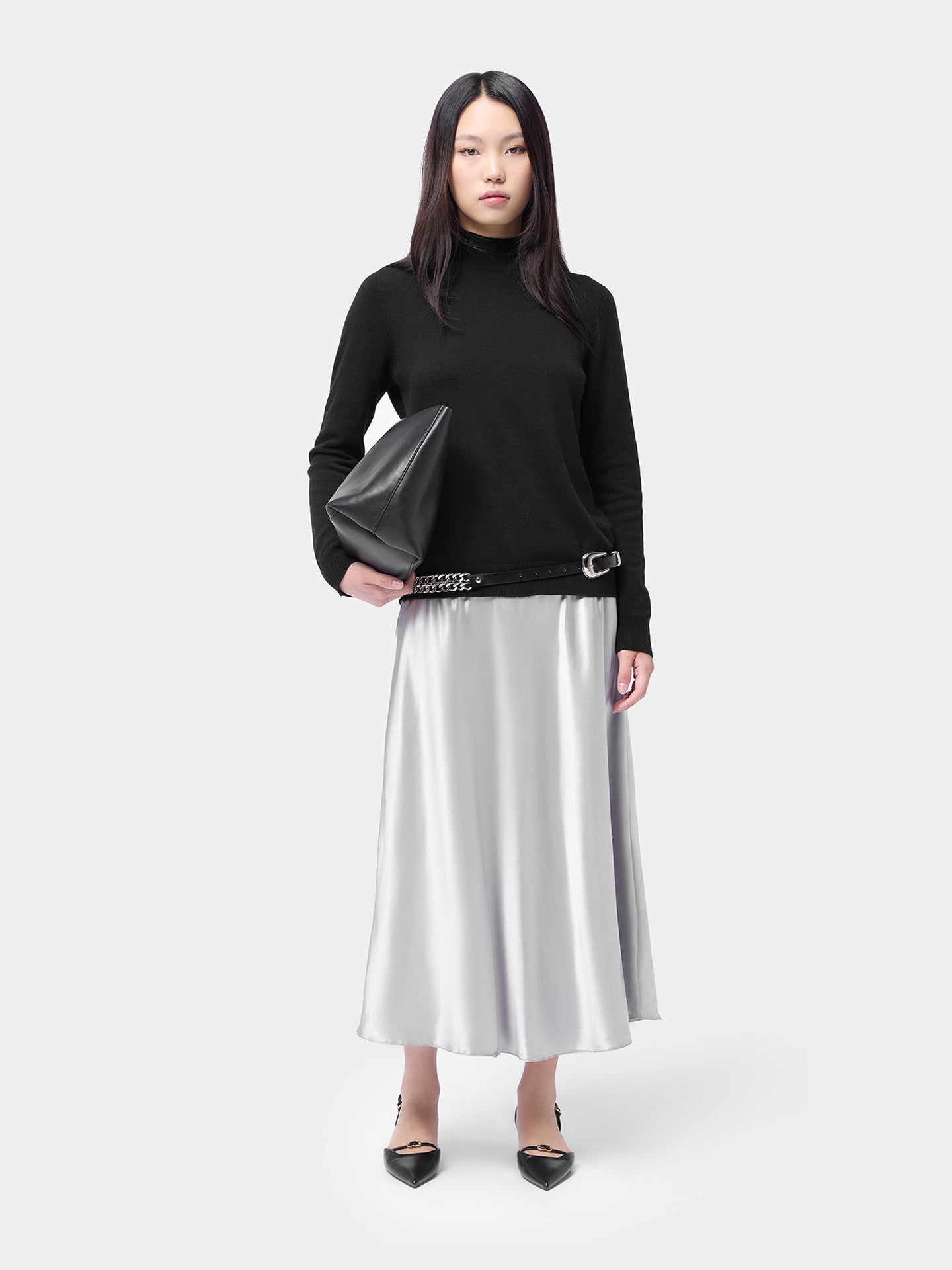 Essential Cashmere Mock Neck Sweater