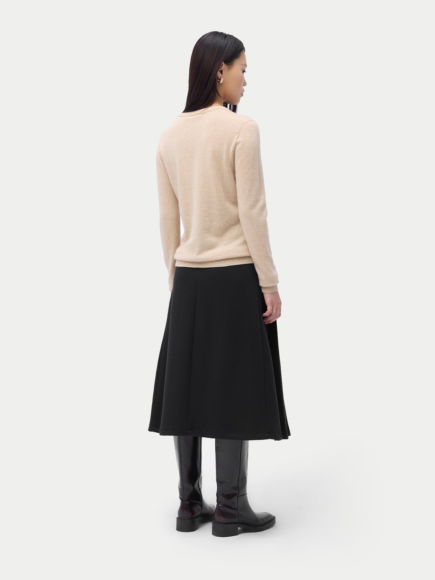 Essential Organic Colour Cashmere Crewneck Sweater