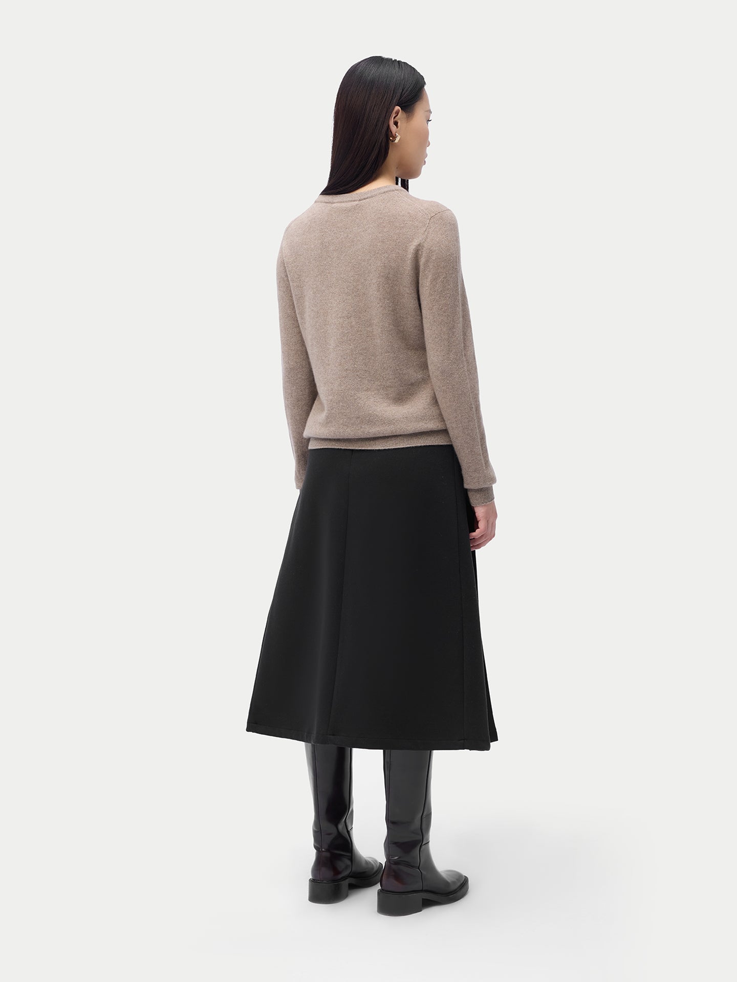 Essential Organic Colour Cashmere Crewneck Sweater