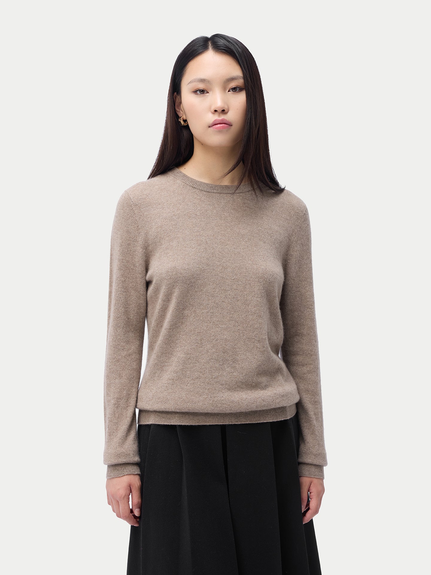 Essential Organic Colour Cashmere Crewneck Sweater