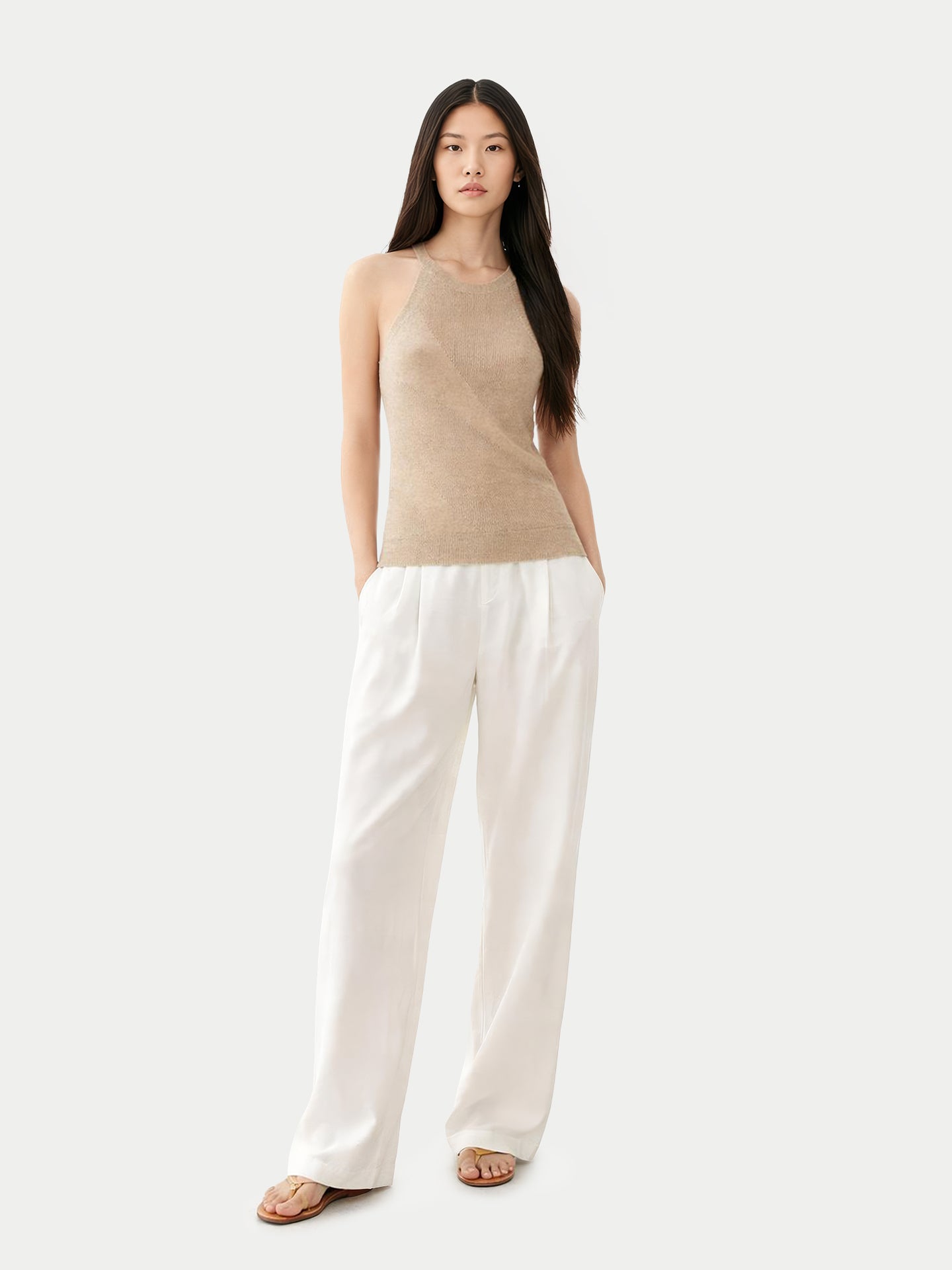 Organic Colour Cashmere Top
