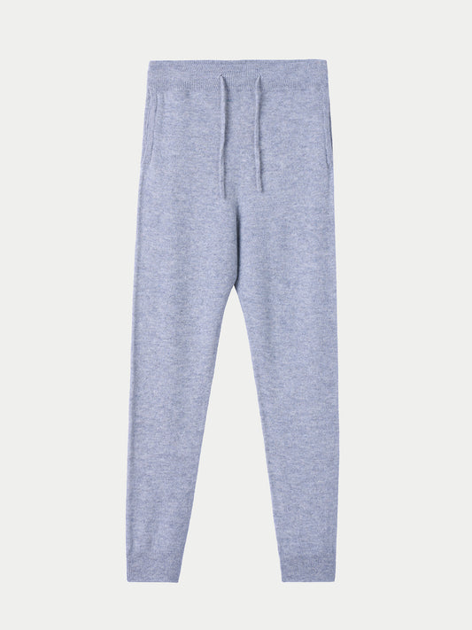 Kids Cashmere Track Pants High Rise - Gobi Cashmere