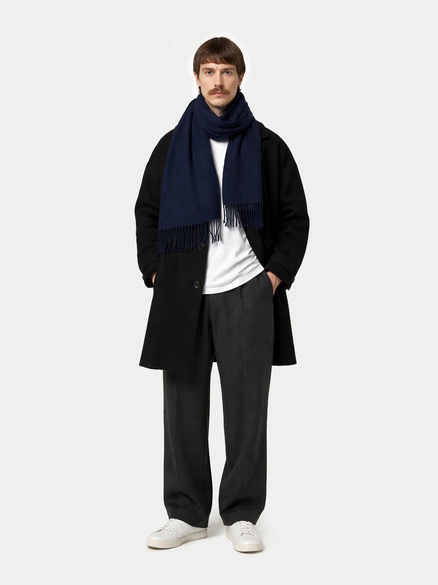 Halstørklæde Med Frynser