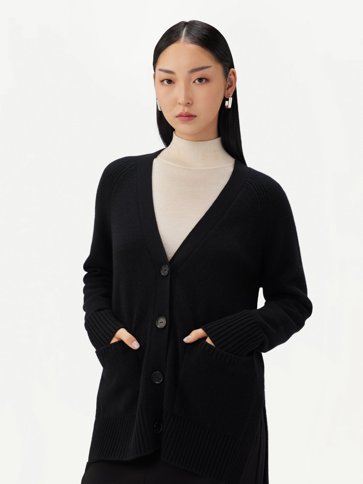 Relaxed-Fit Cashmere Cardigan